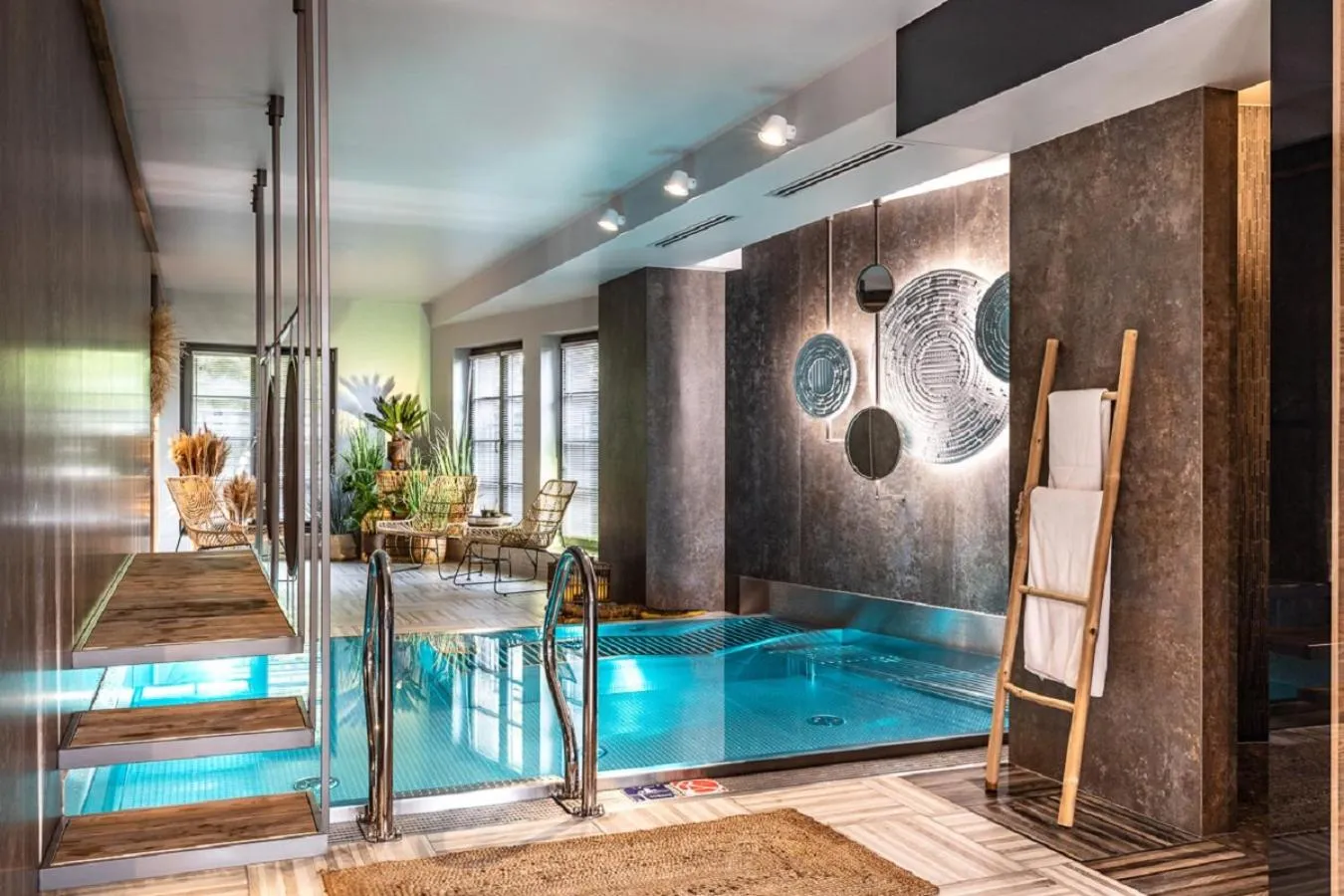 Hot Tub in Hotel Traugutta3