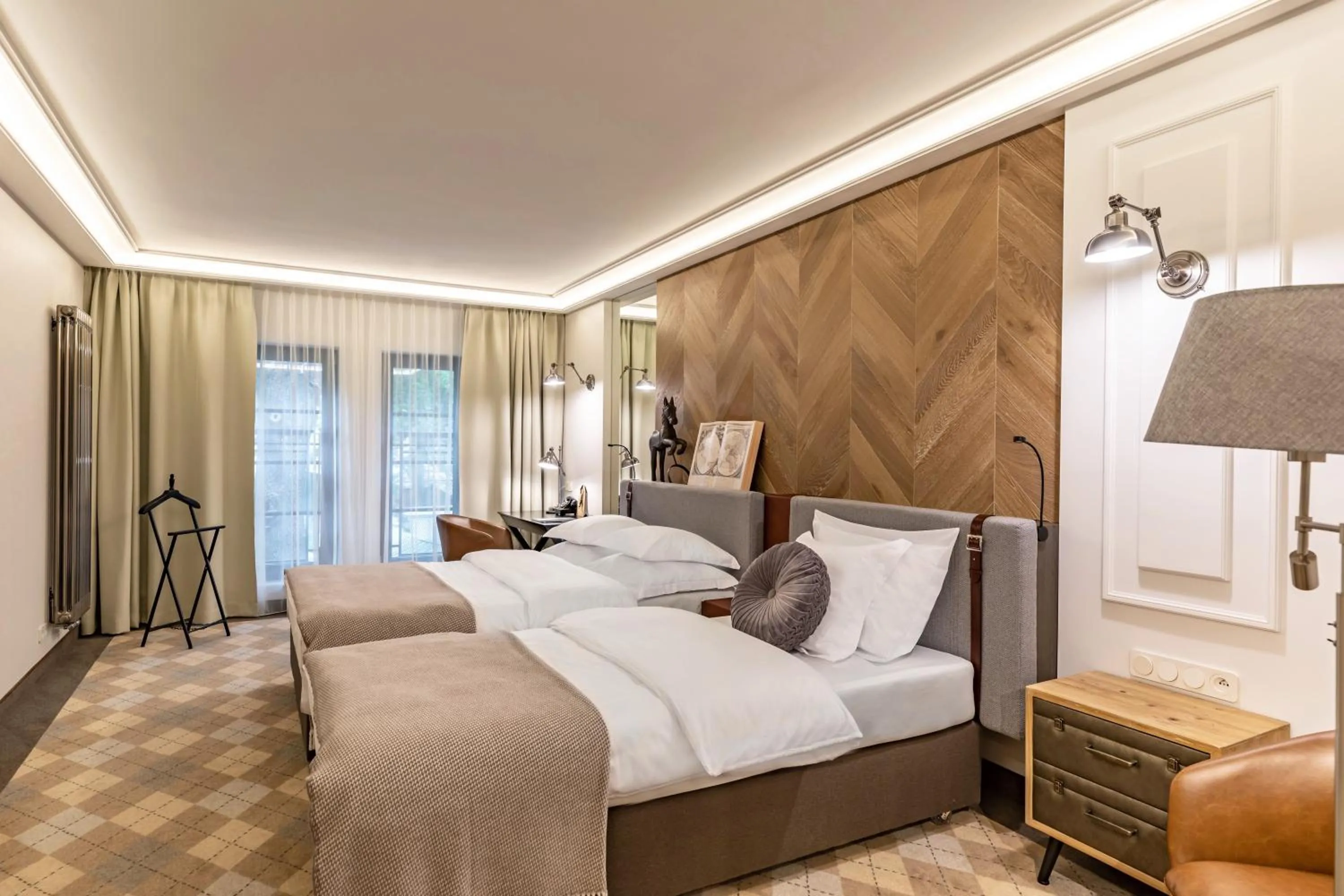 Bed in Hotel Traugutta3