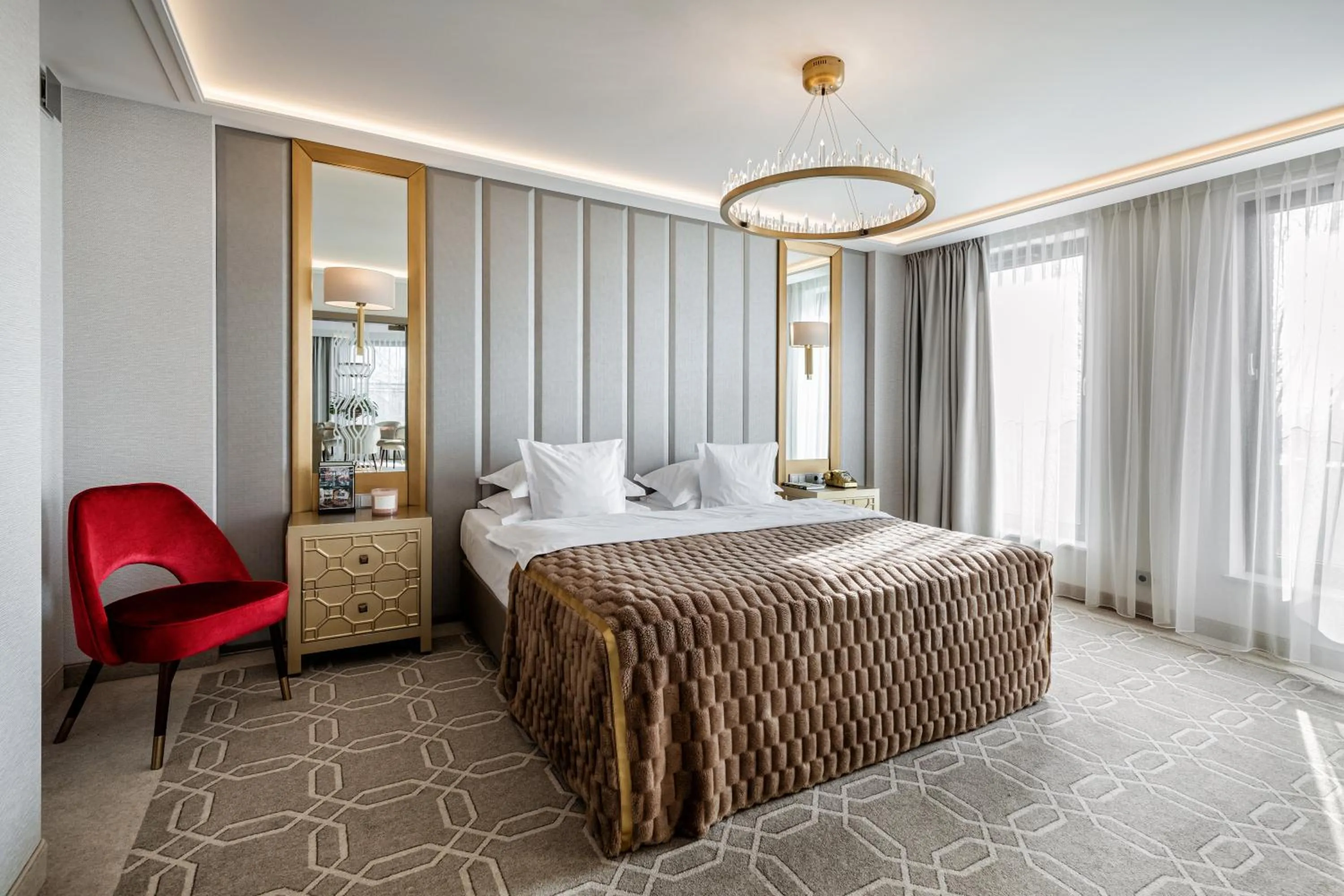 Bed in Hotel Traugutta3