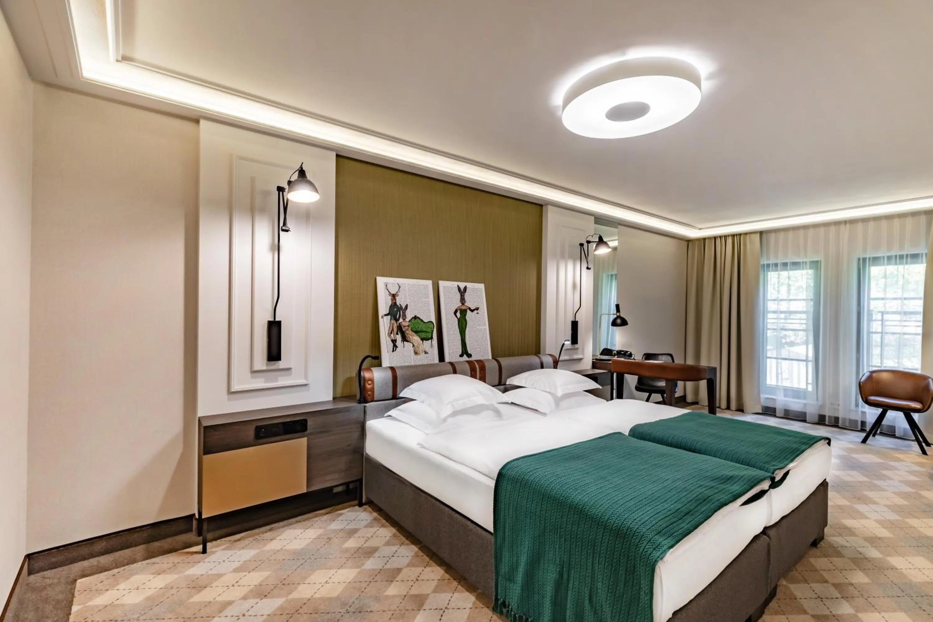 Bed in Hotel Traugutta3