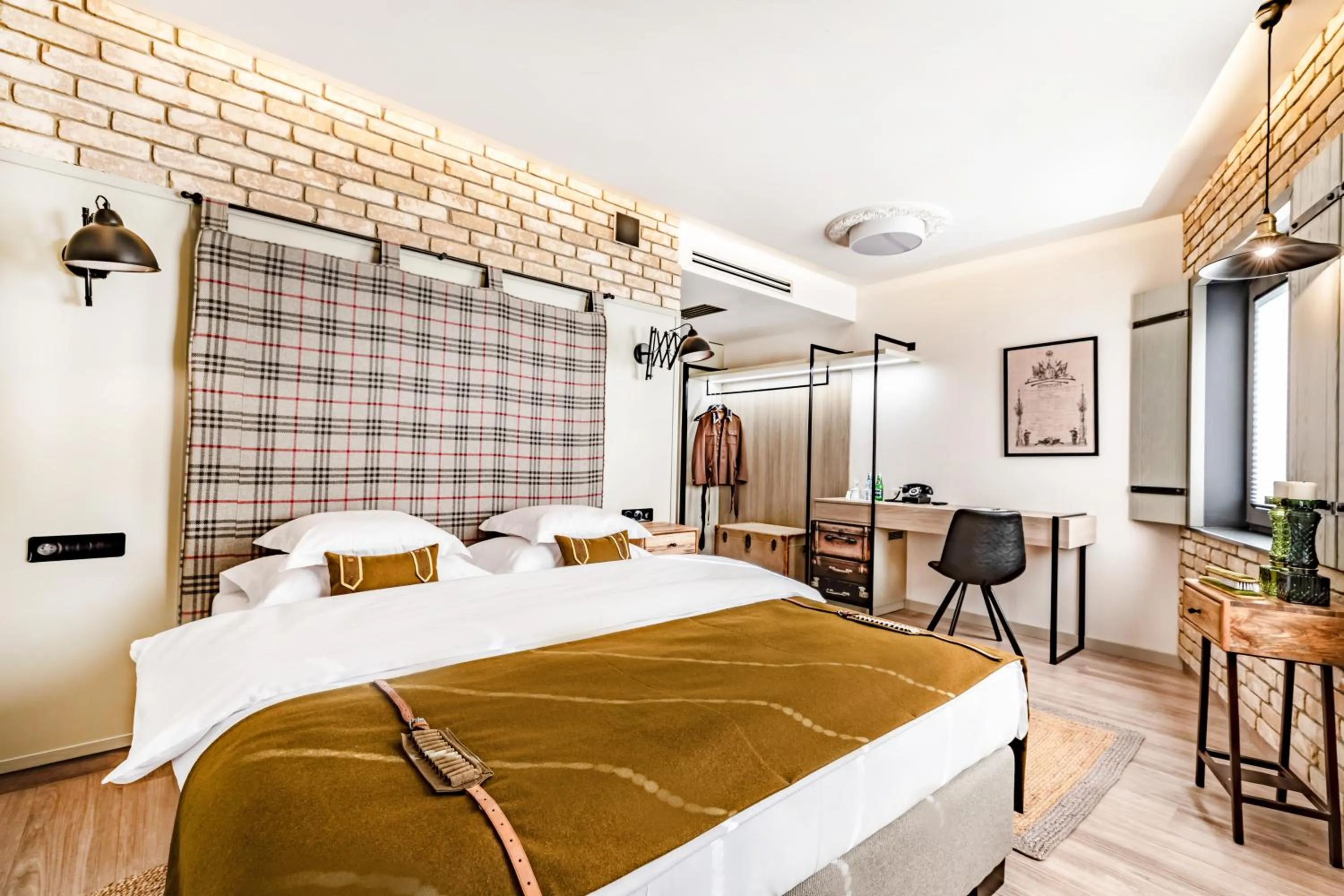 Bed in Hotel Traugutta3