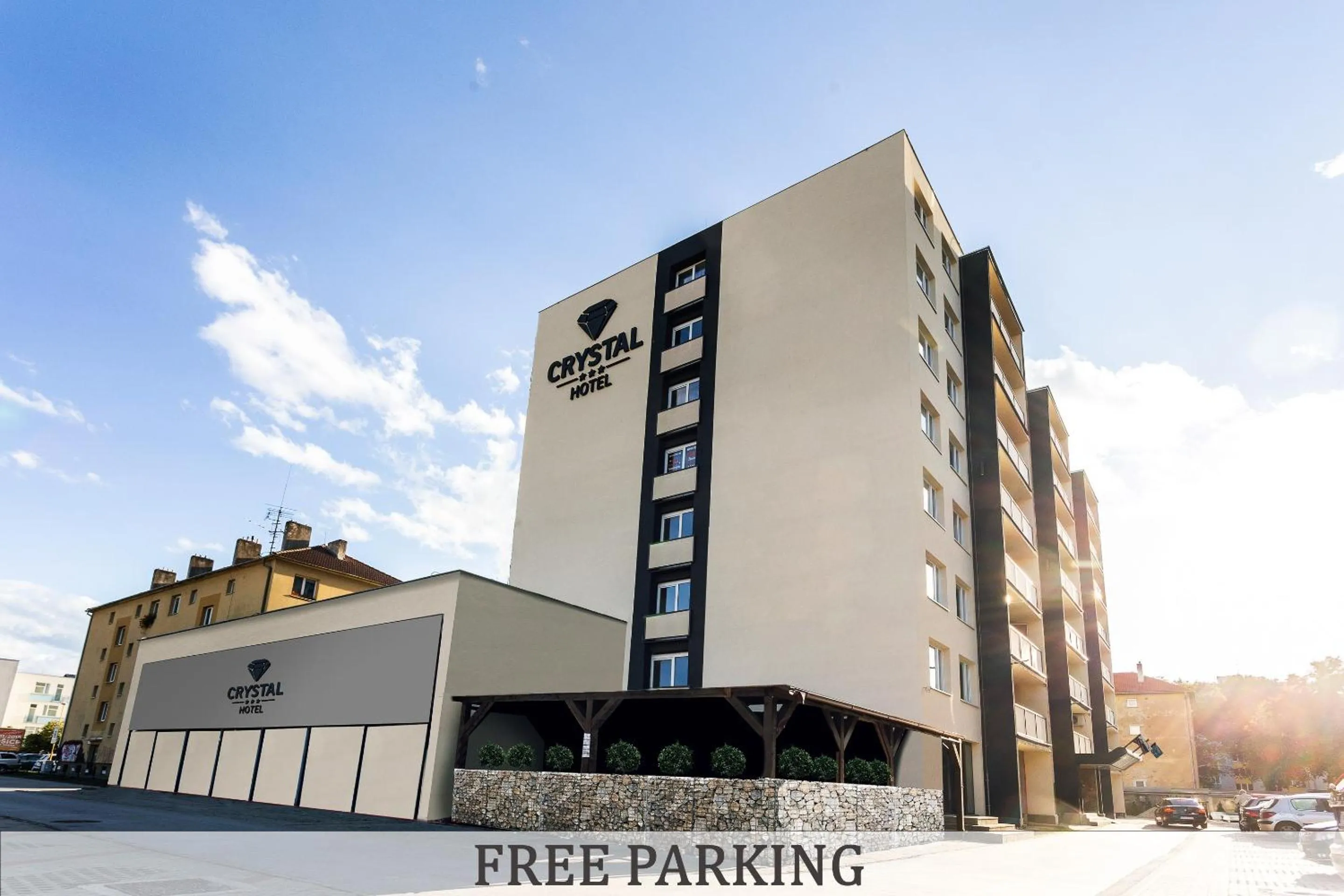 Property building in Hotel Crystal