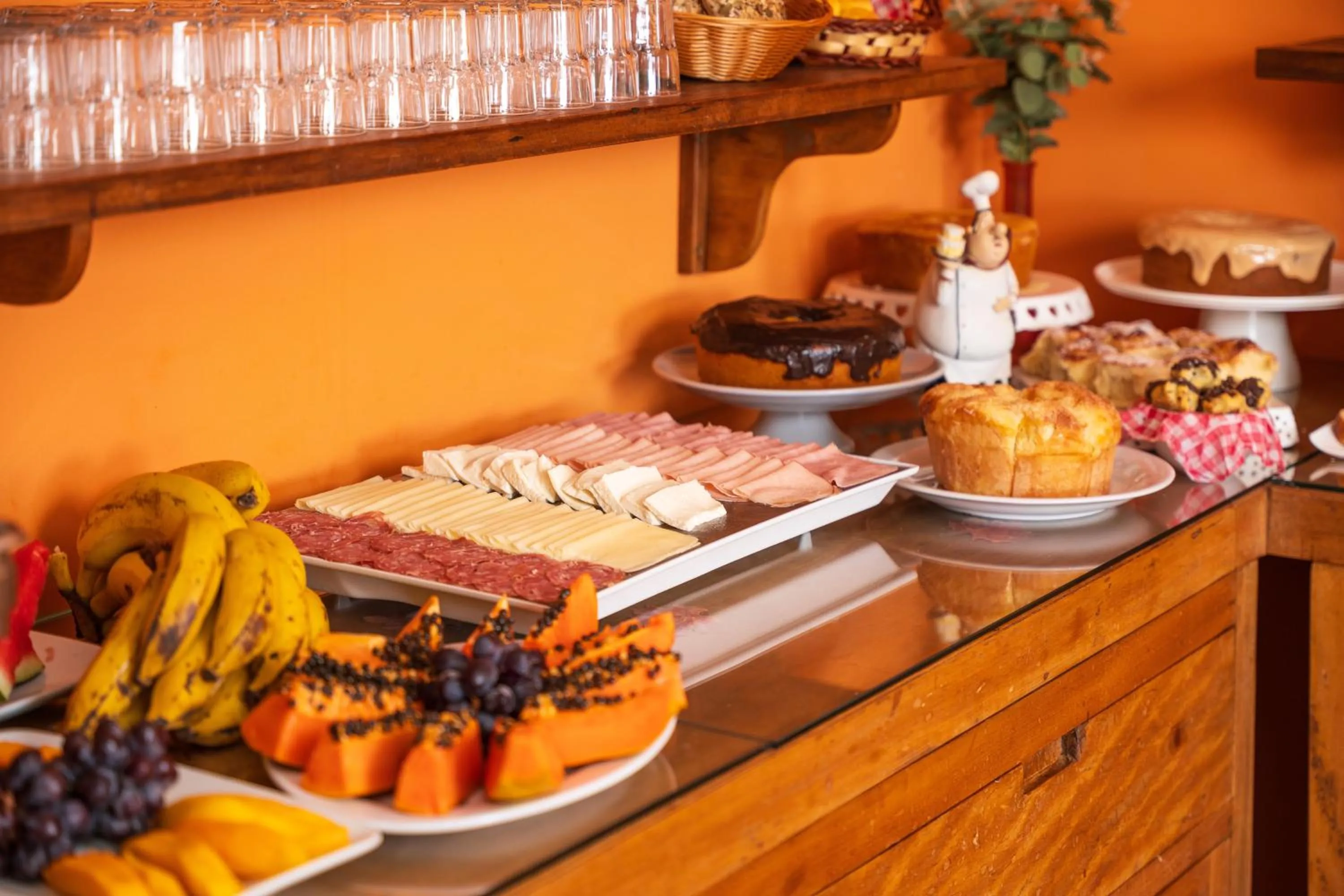 Buffet breakfast in Pousada Serra do Jordão by Concavus