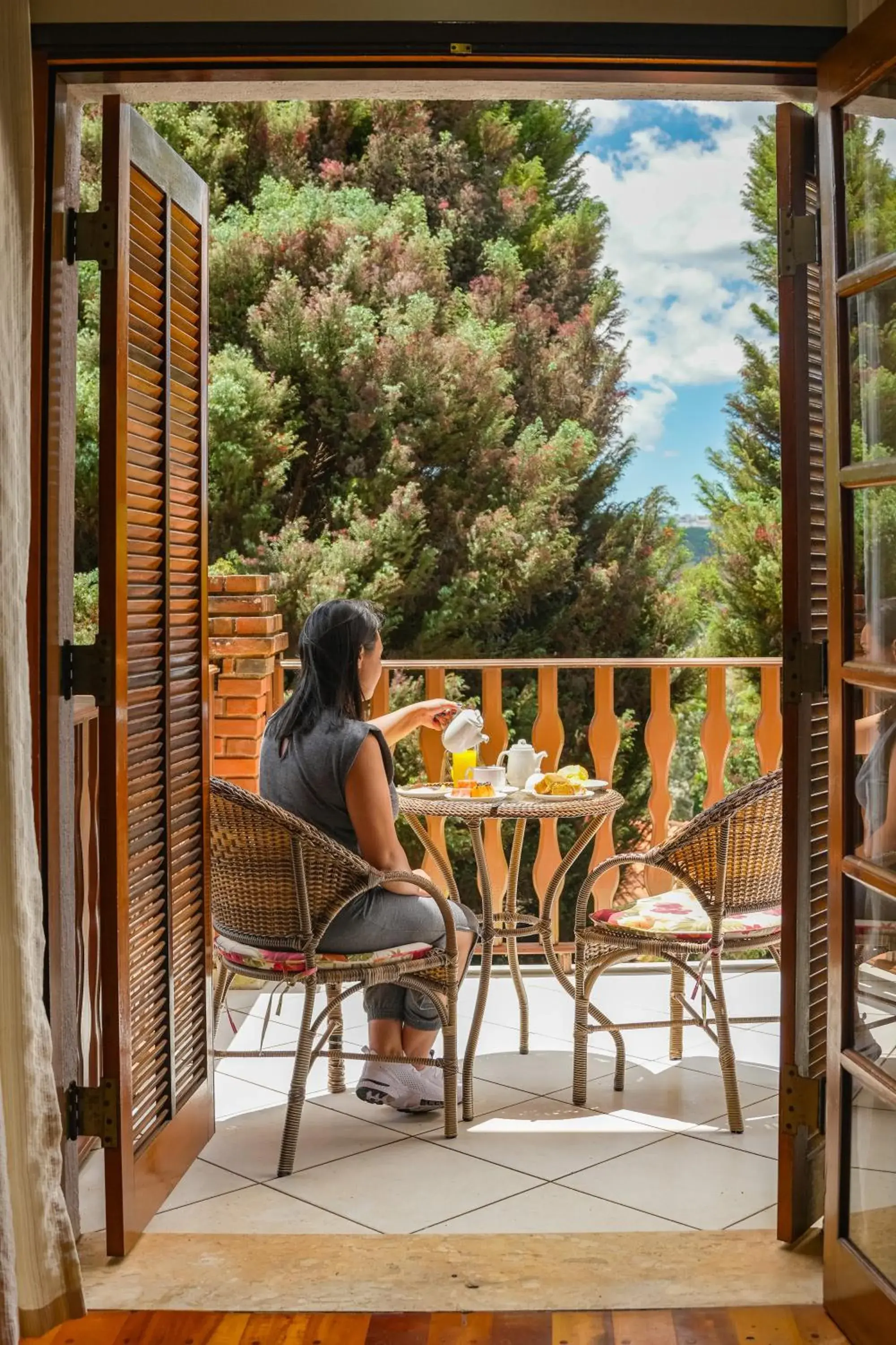 Deluxe Double Room with Spa Bath in Pousada Serra do Jordão by Concavus Deluxe Double Room with Spa Bath in Pousada Serra do Jordão by Concavus