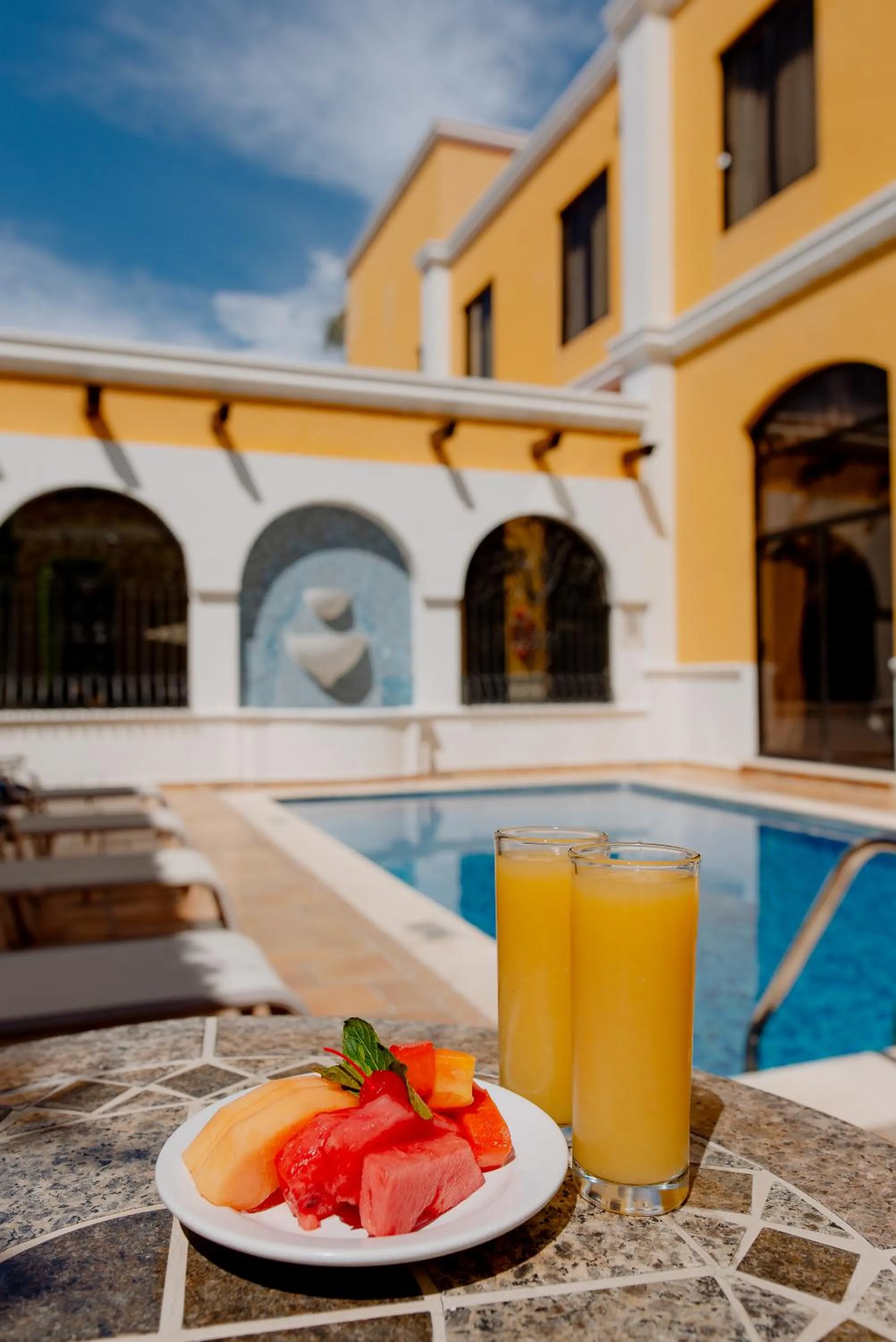 Breakfast in Hotel Plaza Campeche