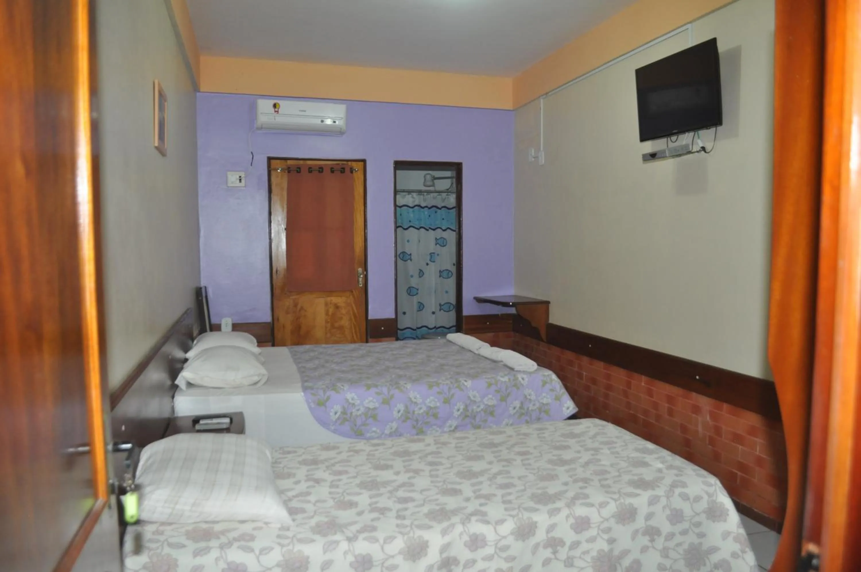 Bed in Hotel Pousada Paraíso das Águas