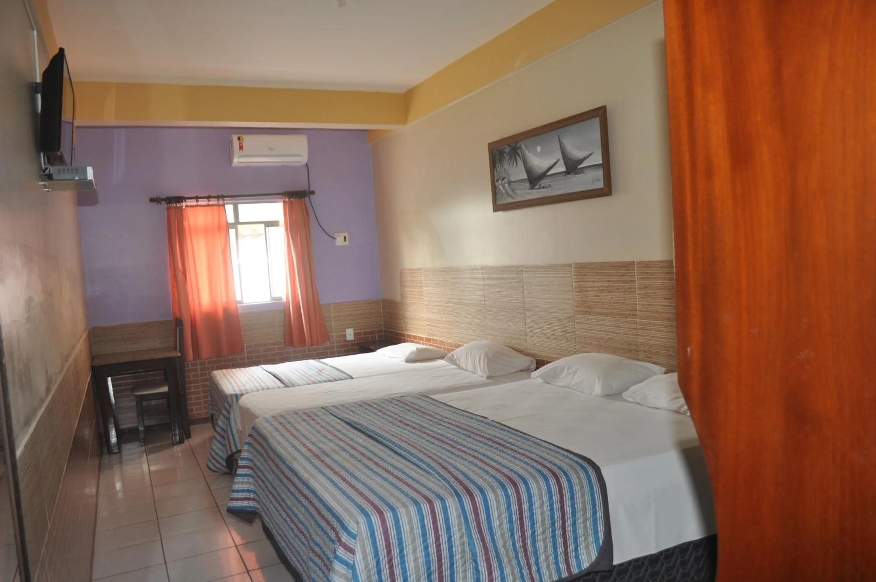 Bed in Hotel Pousada Paraíso das Águas