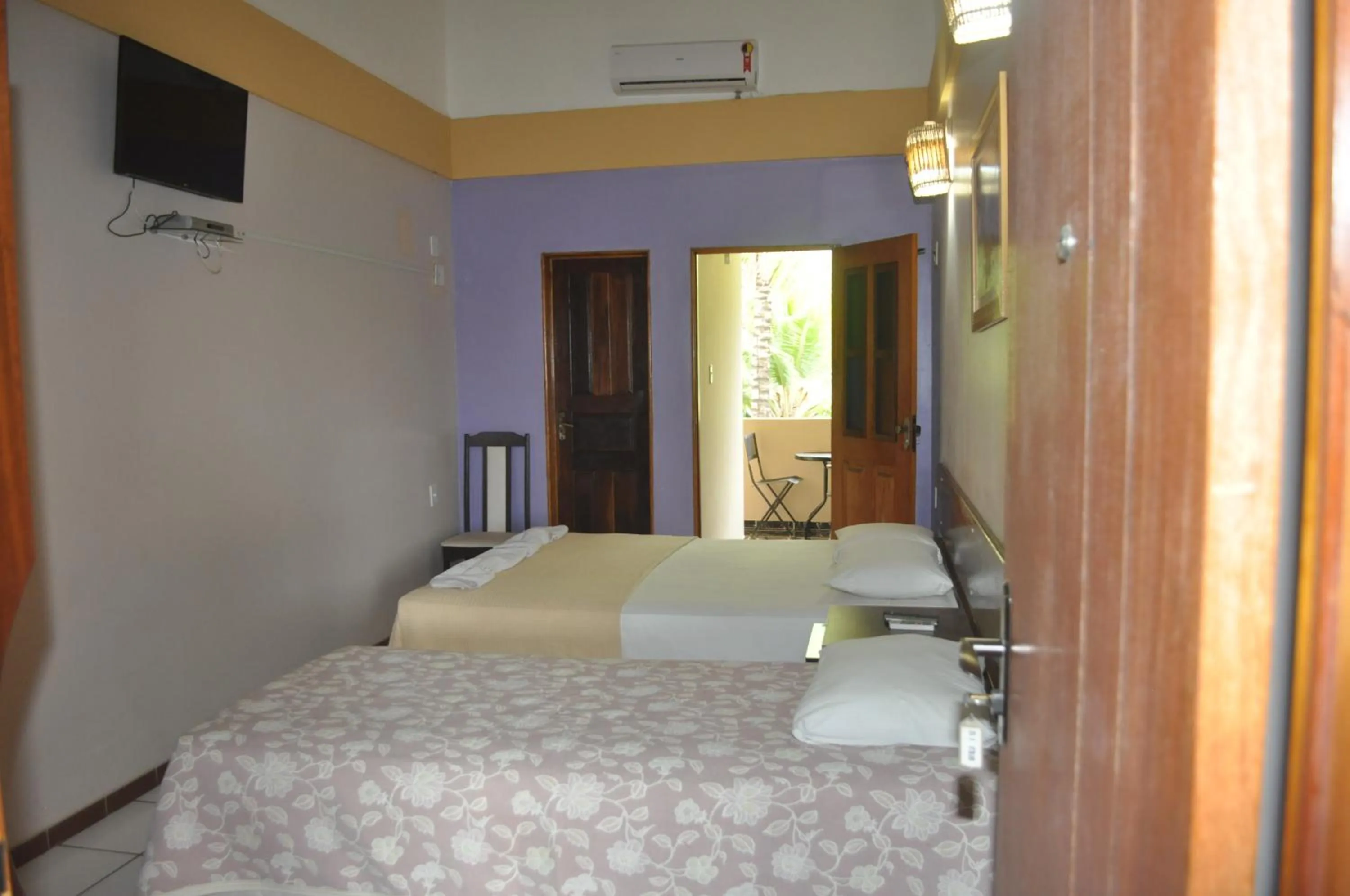 Bed in Hotel Pousada Paraíso das Águas