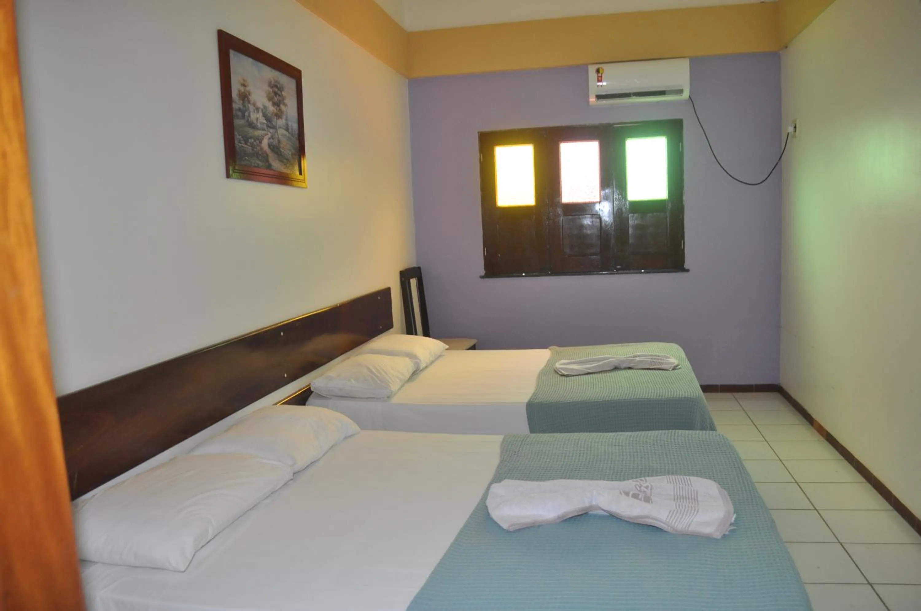 Bed in Hotel Pousada Paraíso das Águas