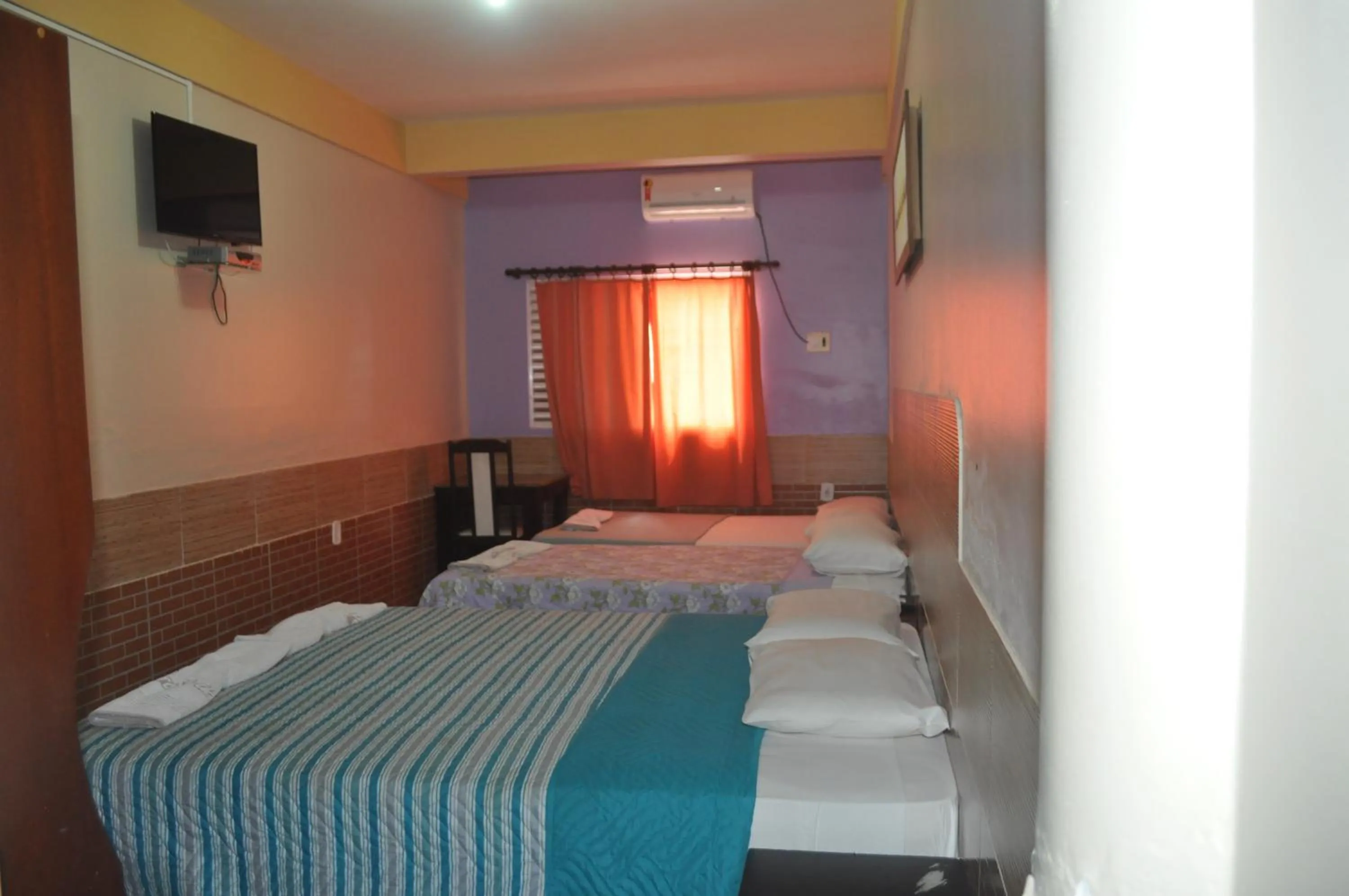 Bed in Hotel Pousada Paraíso das Águas