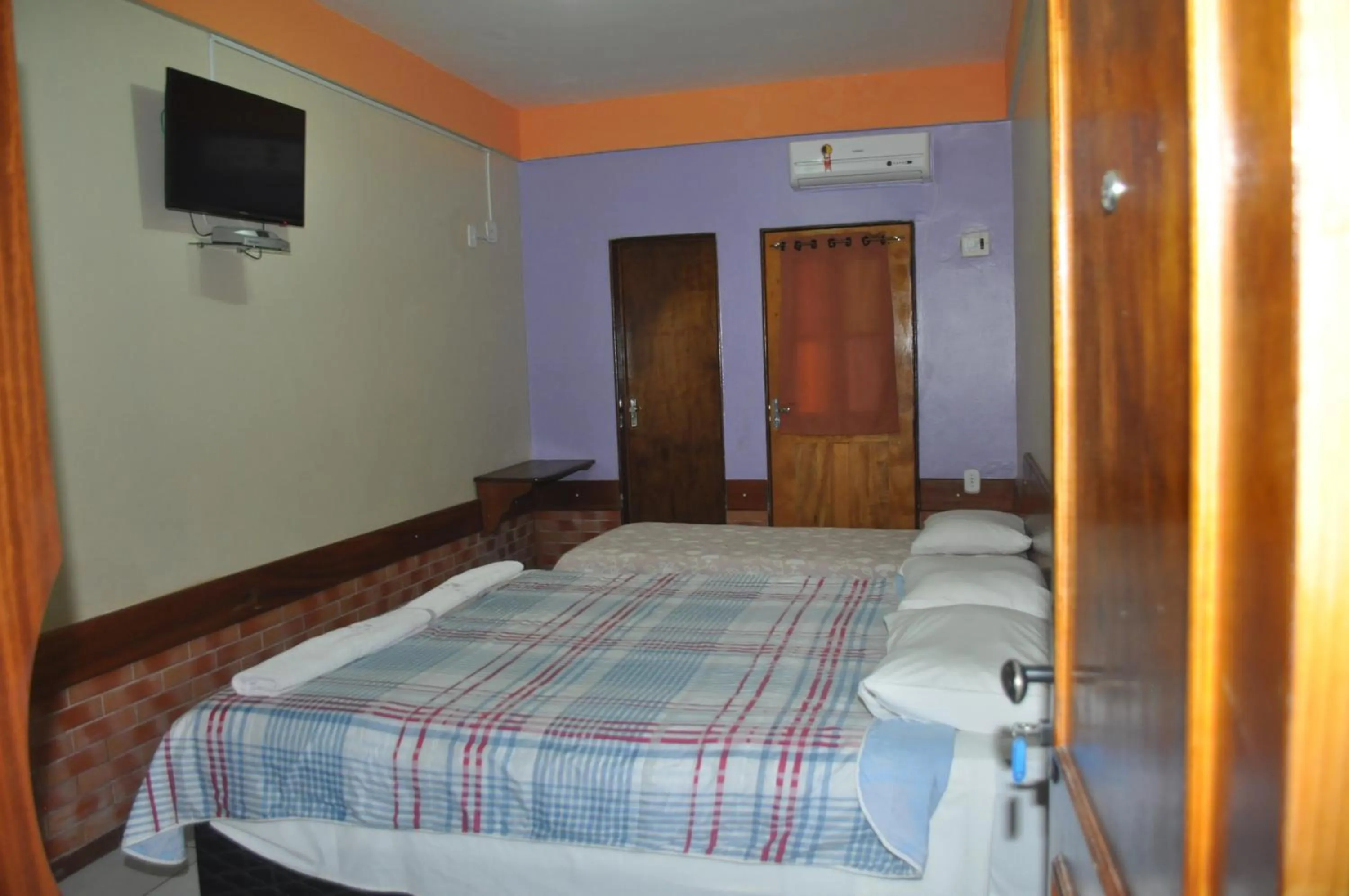 Bed in Hotel Pousada Paraíso das Águas