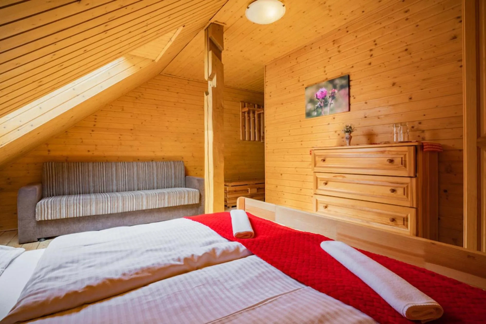 Bed in Chata Magurka