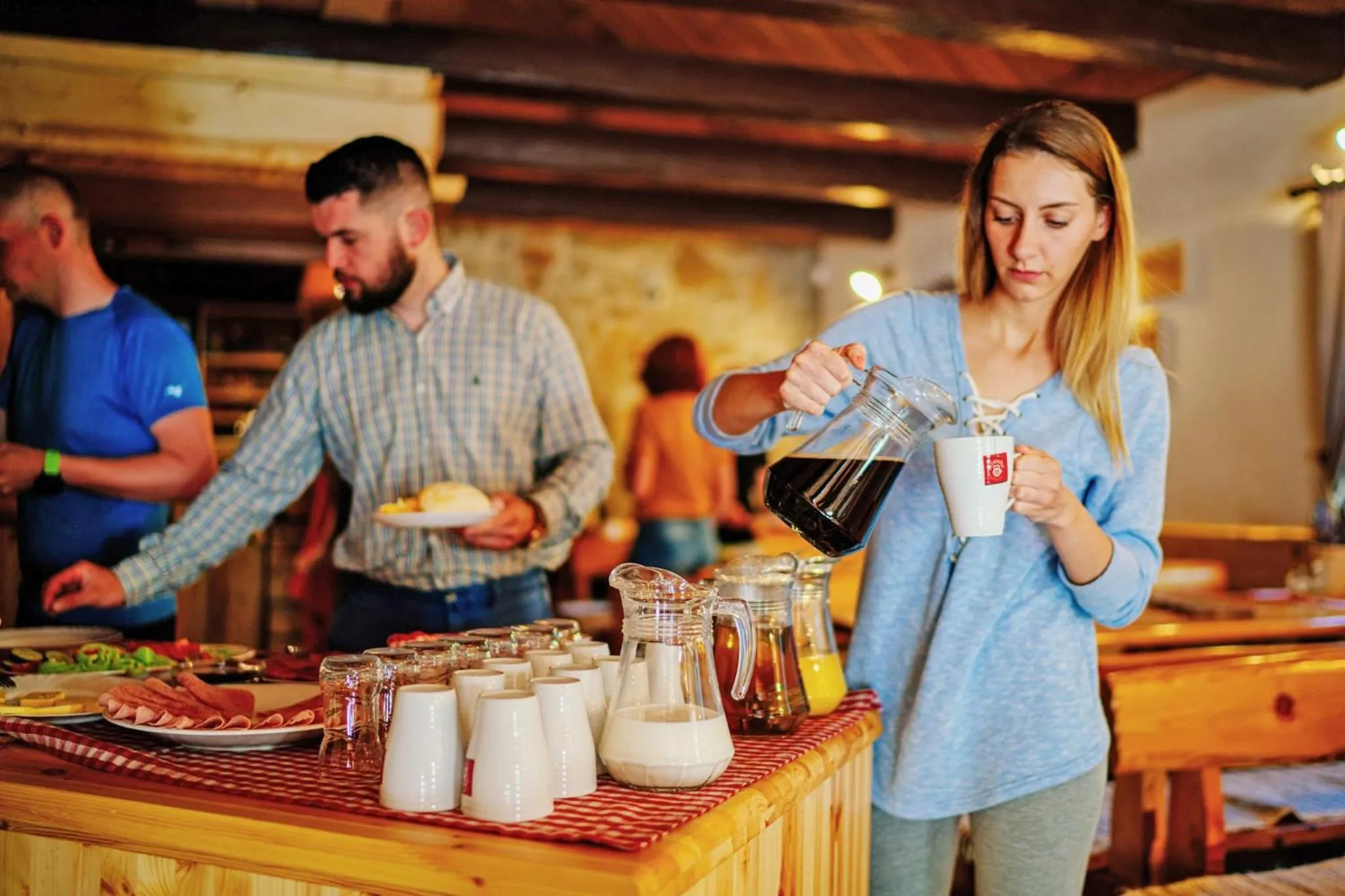 People in Chata Magurka