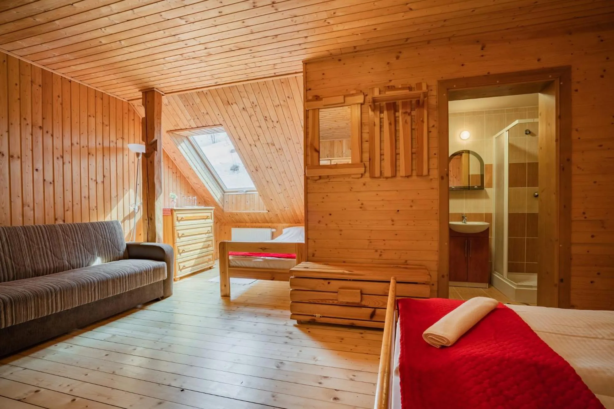 Bed in Chata Magurka