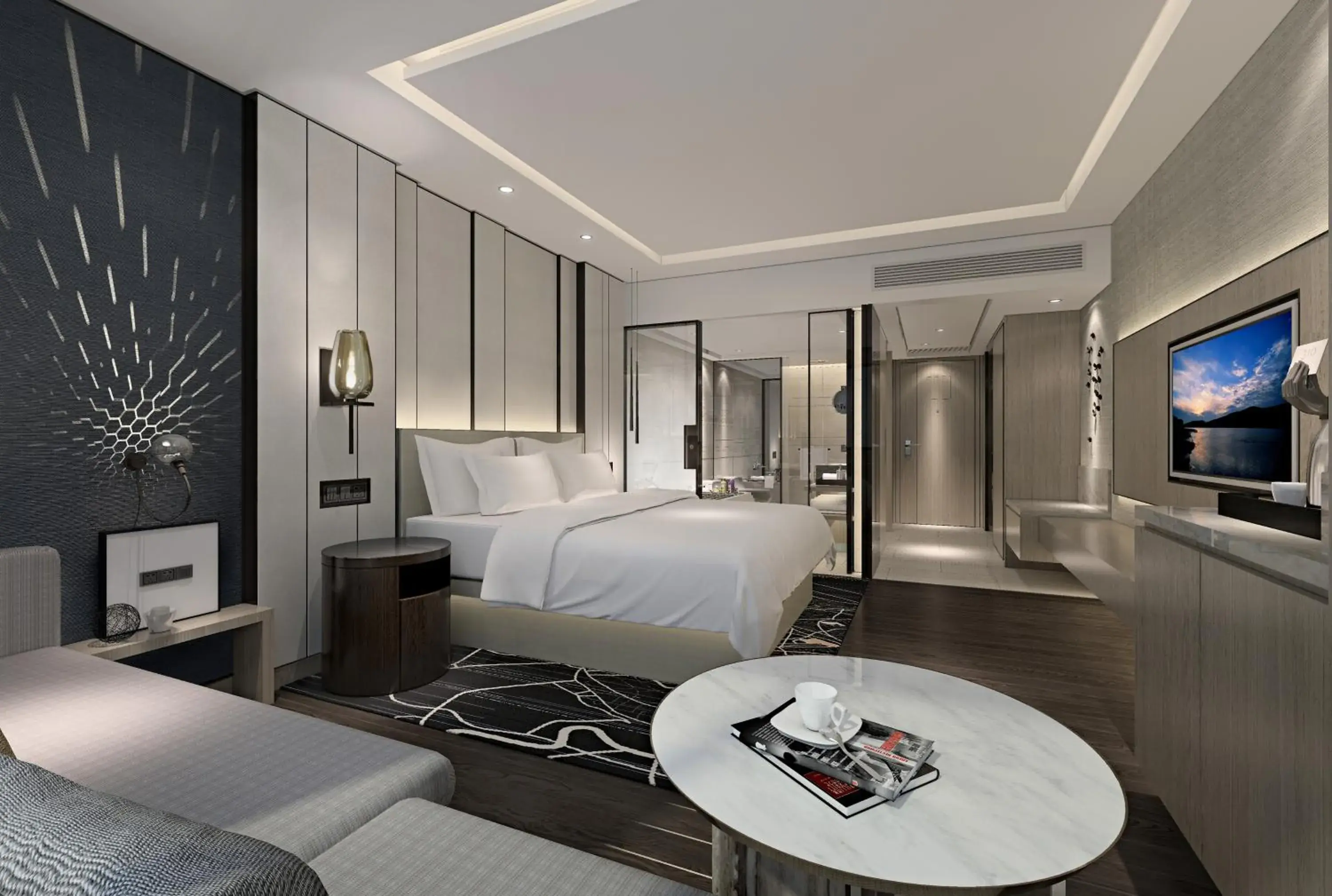 King Room with City View - Executive Lounge Access in Renaissance Shenzhen Luohu Hotel King Room with City View - Executive Lounge Access in Renaissance Shenzhen Luohu Hotel