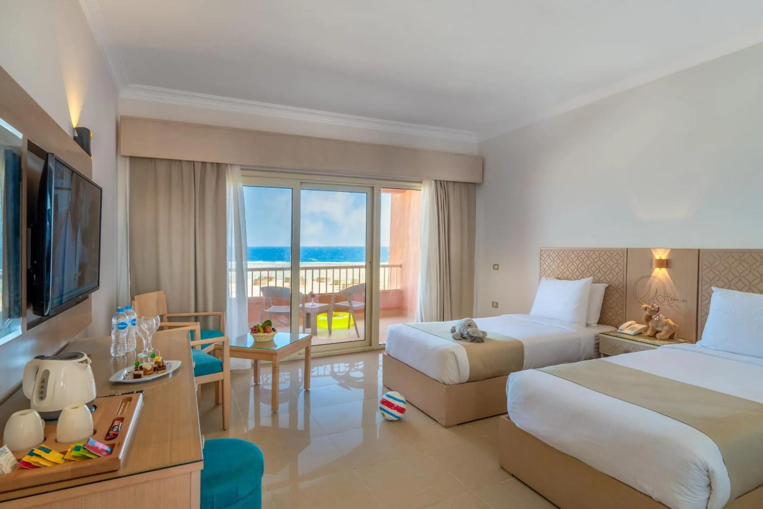 Bedroom, Bed in Three Corners Happy Life Beach Resort