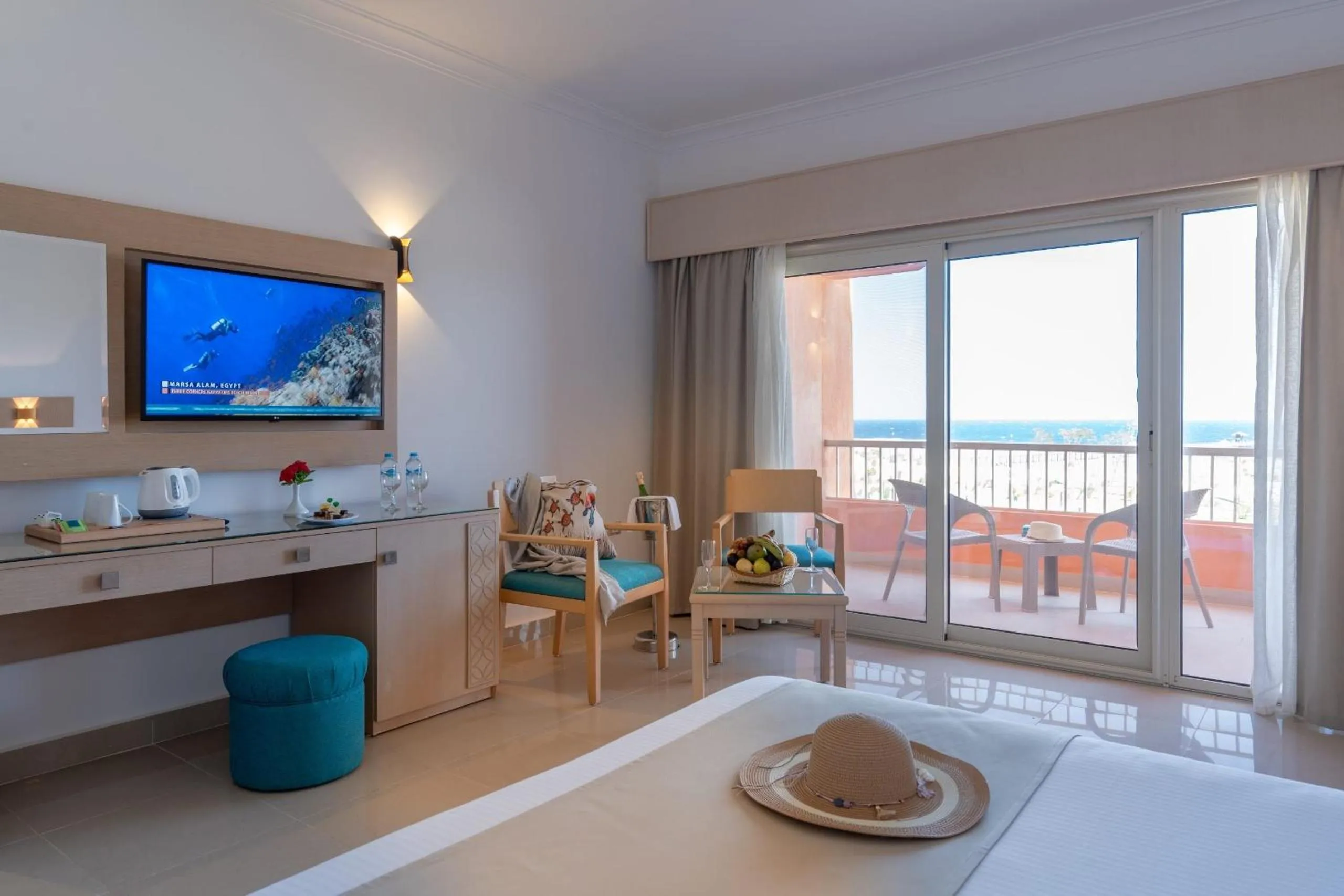 Bedroom, Bed in Three Corners Happy Life Beach Resort