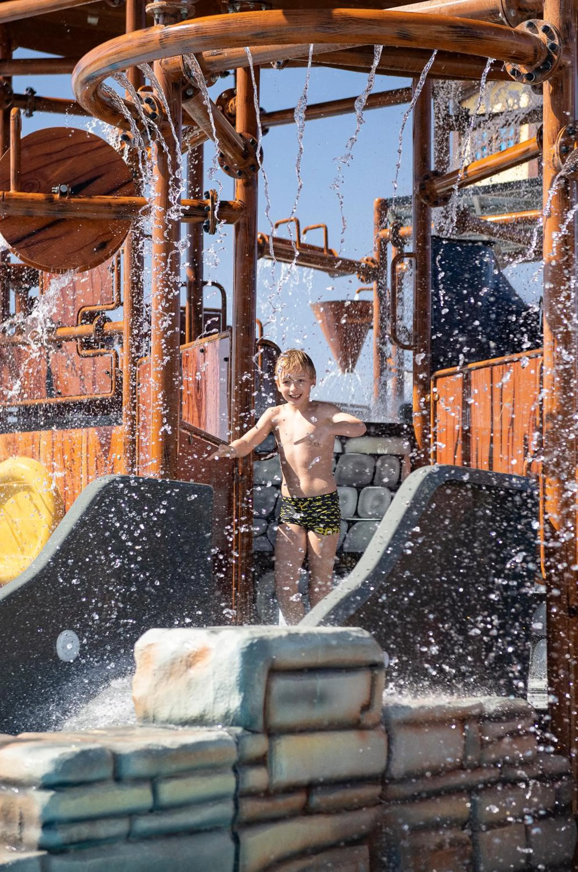 Aqua park in Three Corners Happy Life Beach Resort