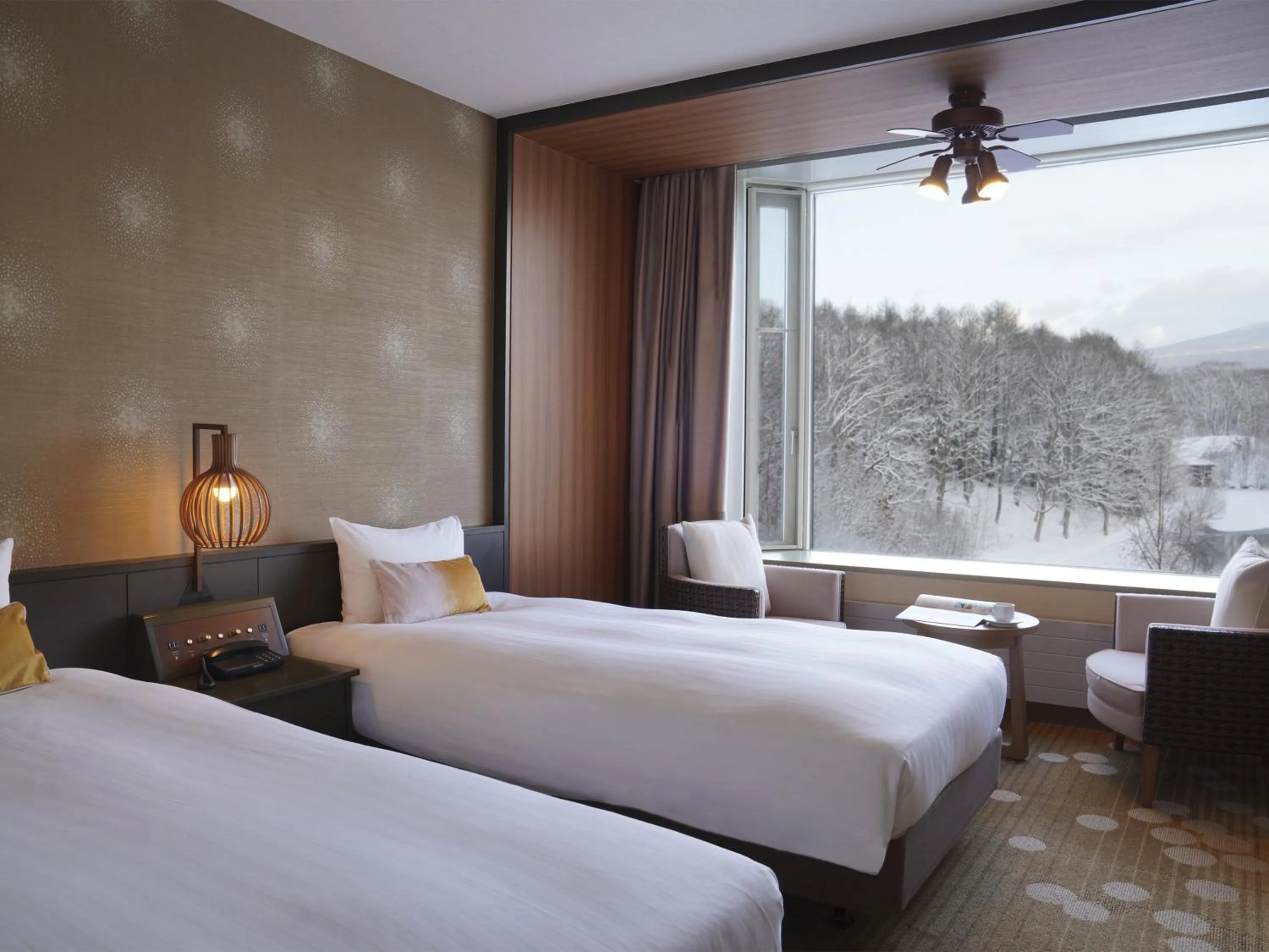 Photo of the whole room, Bed in Hakodate-Onuma Prince Hotel