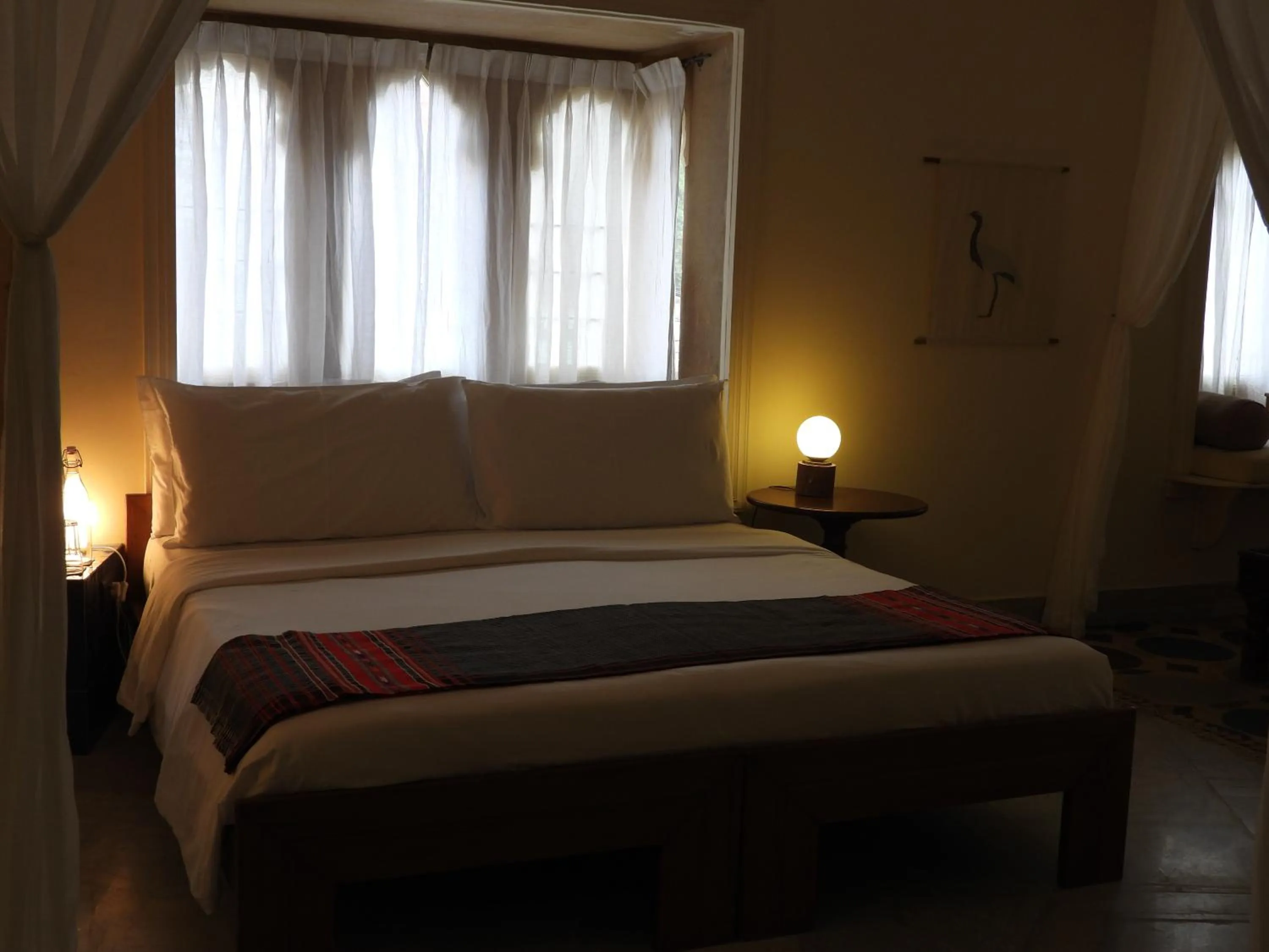 Bed in The Stepwell Hotel