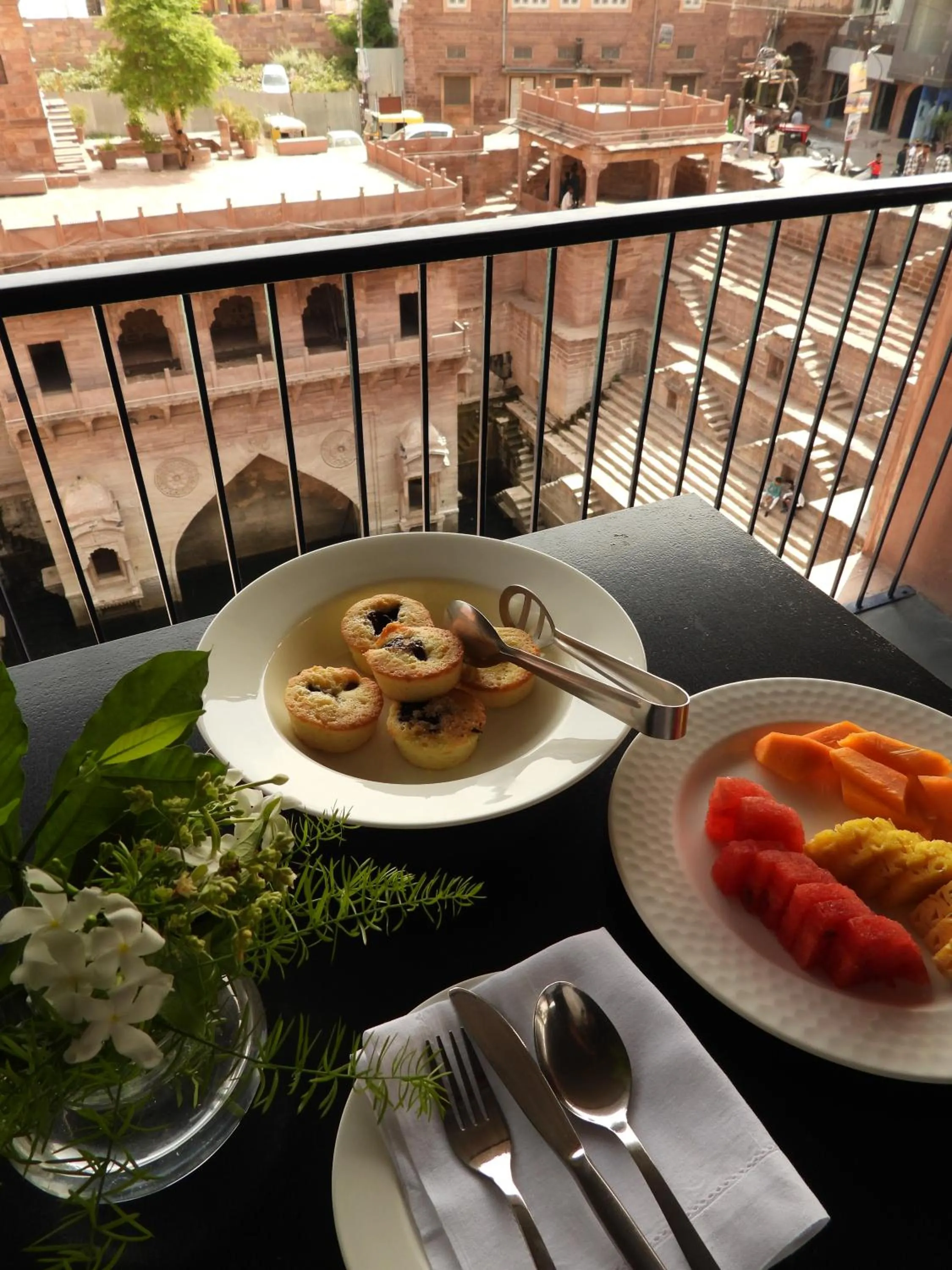 Breakfast in The Stepwell Hotel