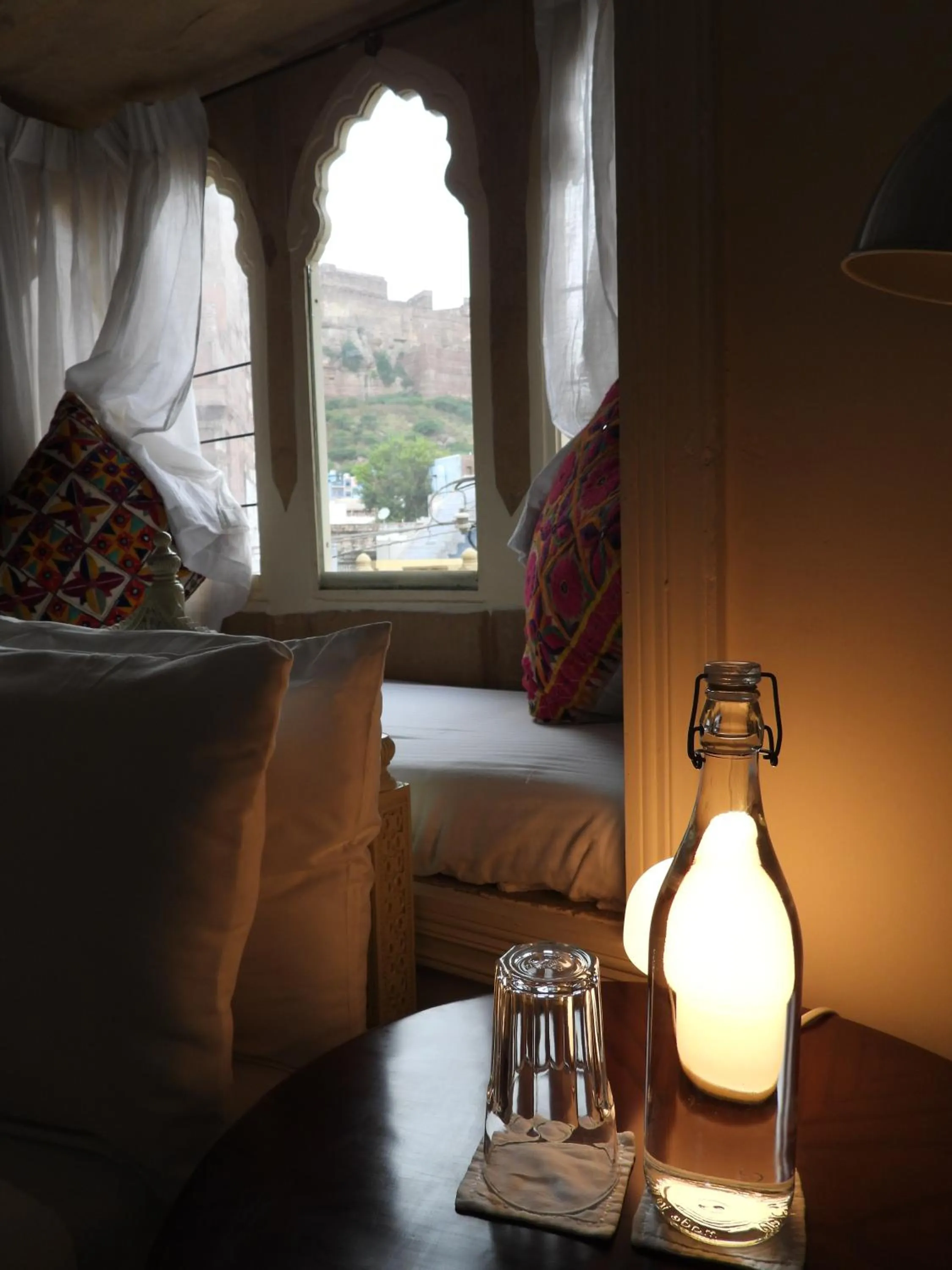 Seating area in The Stepwell Hotel