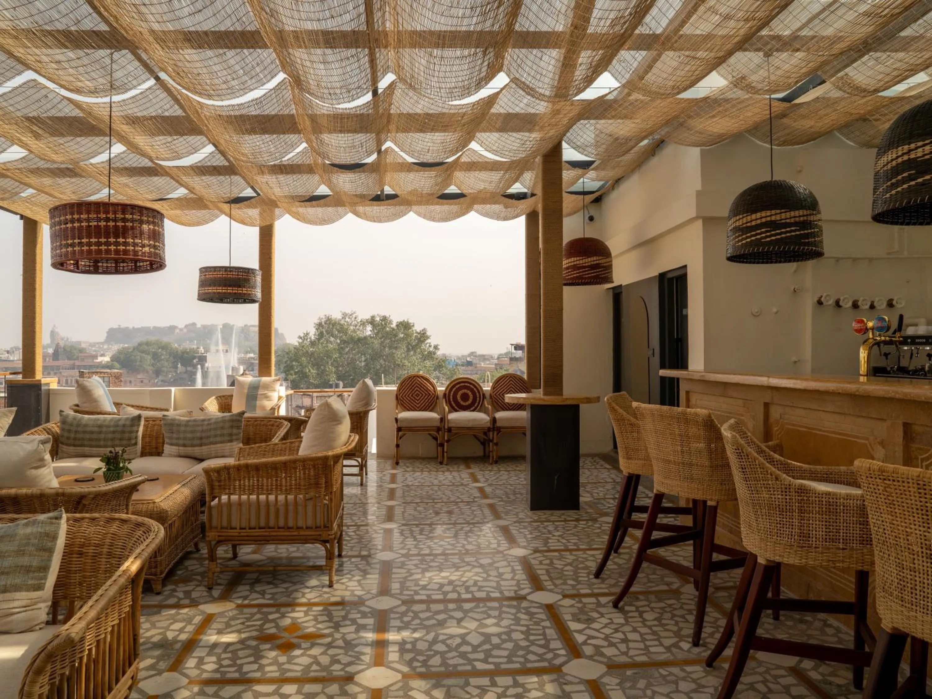 Restaurant/places to eat in The Stepwell Hotel