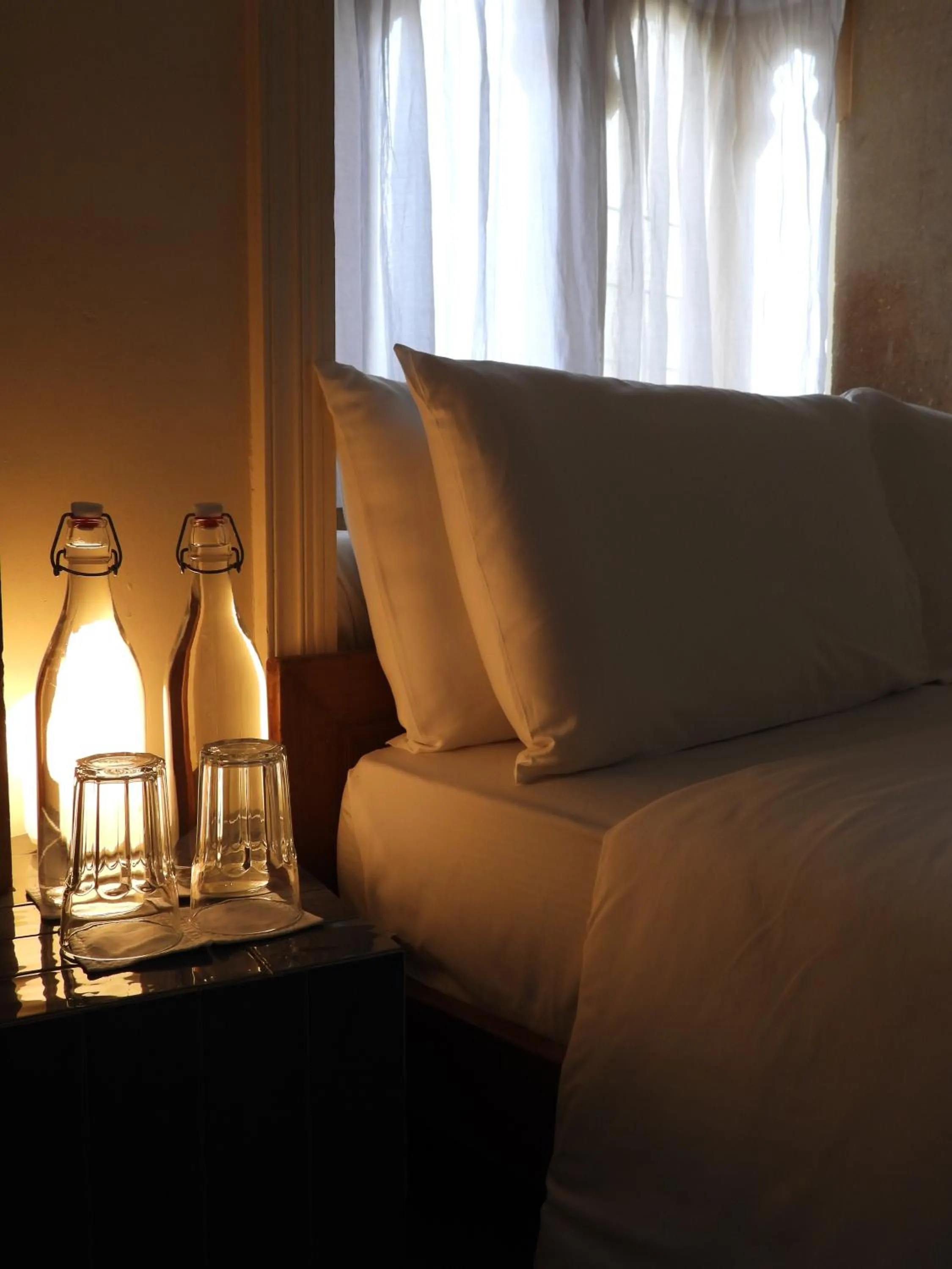 Bed in The Stepwell Hotel