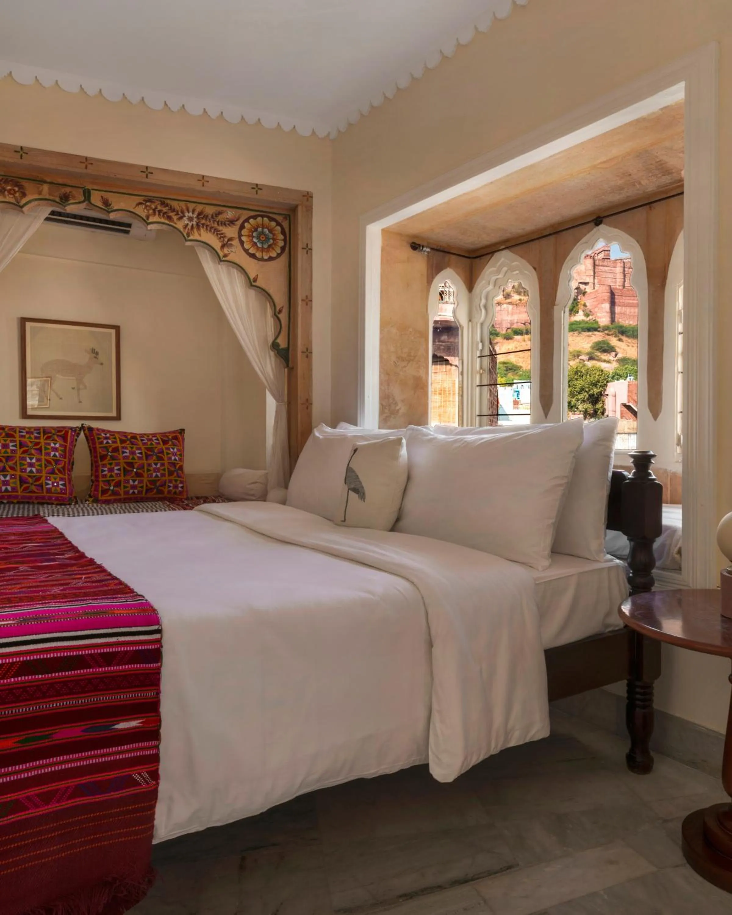 Bed in The Stepwell Hotel