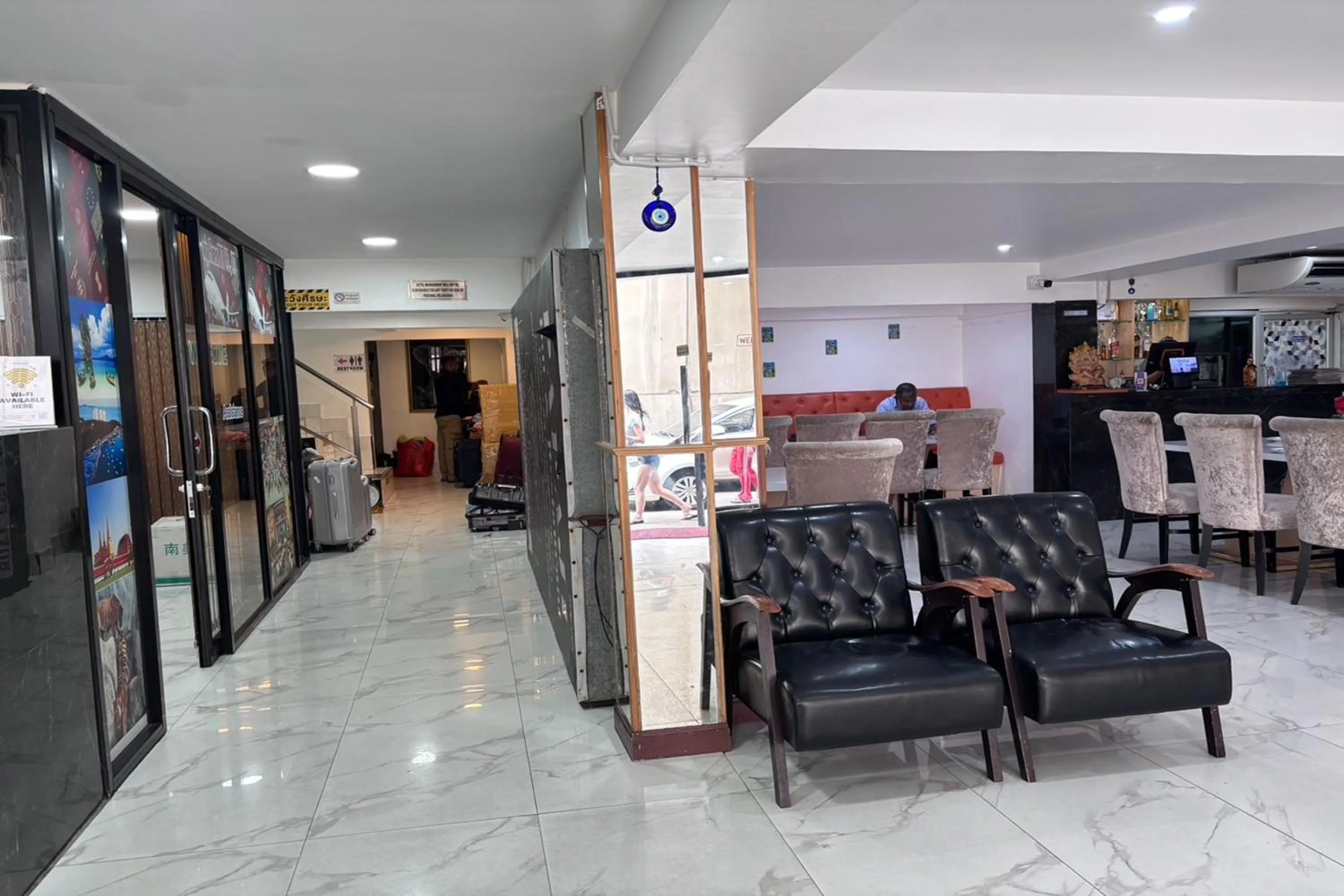 Lobby or reception in Papa Ji Hotel and Restaurant