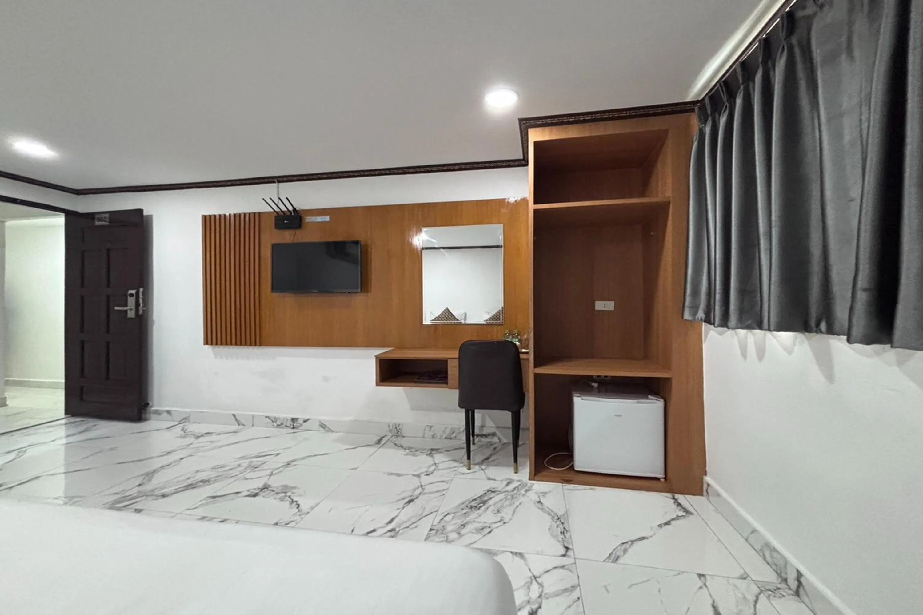 Bed in Papa Ji Hotel and Restaurant