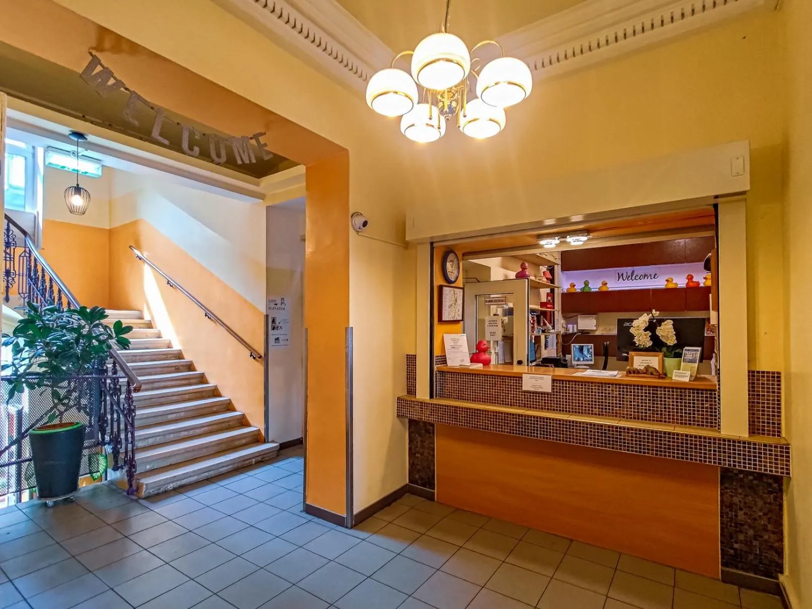 Lobby or reception in Westend City Hostel