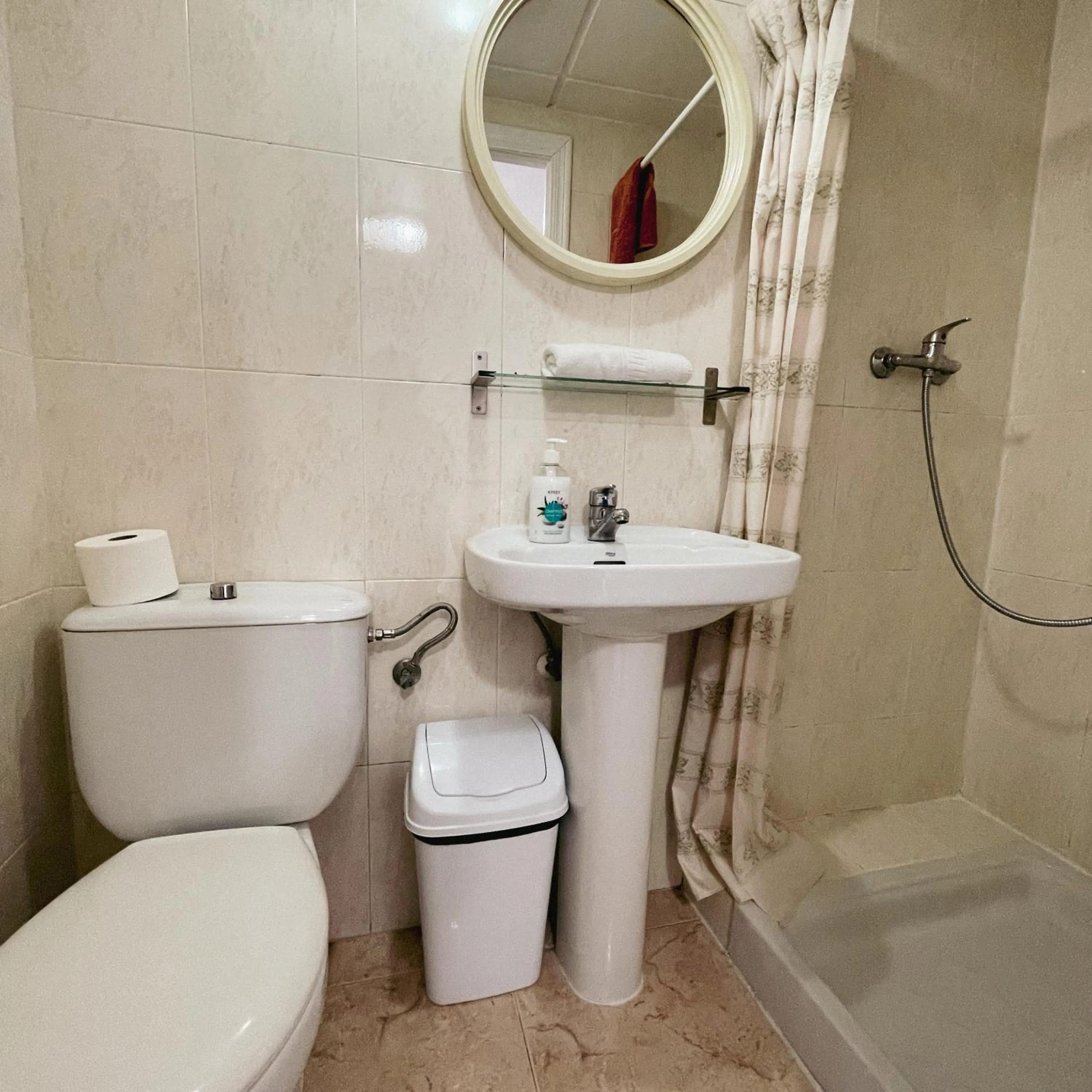 Bathroom in HOSTAL MONREAL