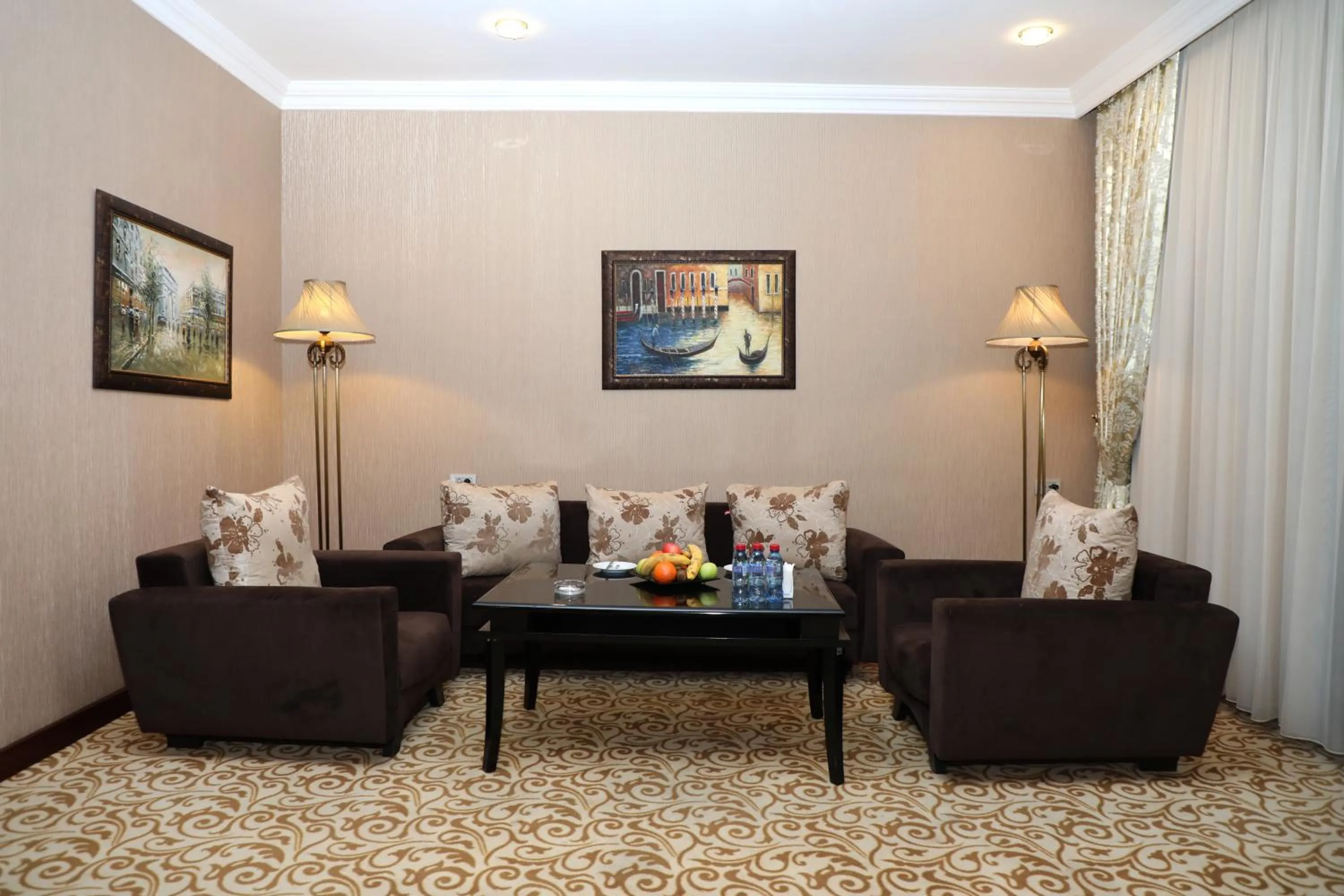 Seating area in Modern Hotel Baku