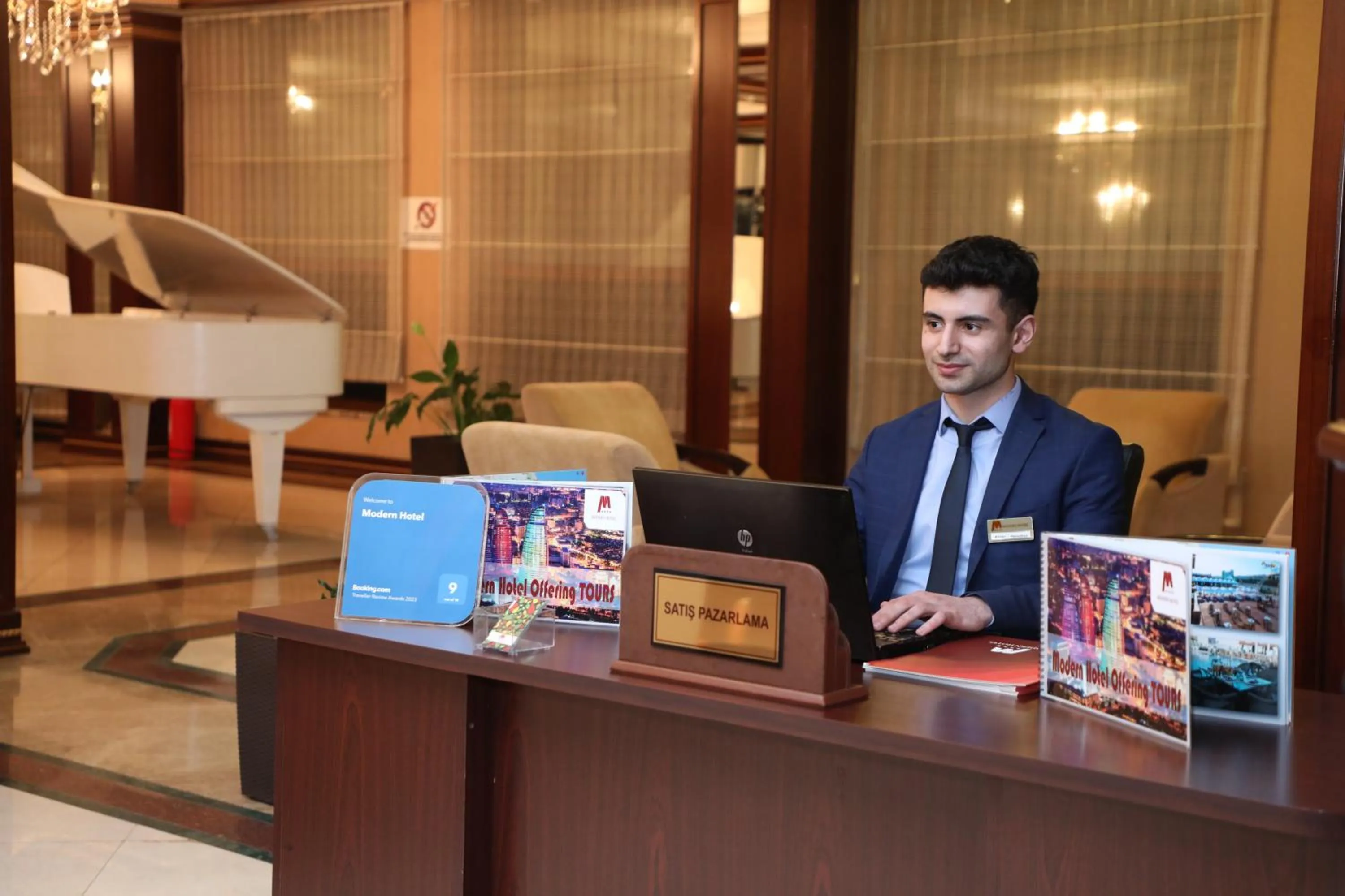 Staff in Modern Hotel Baku