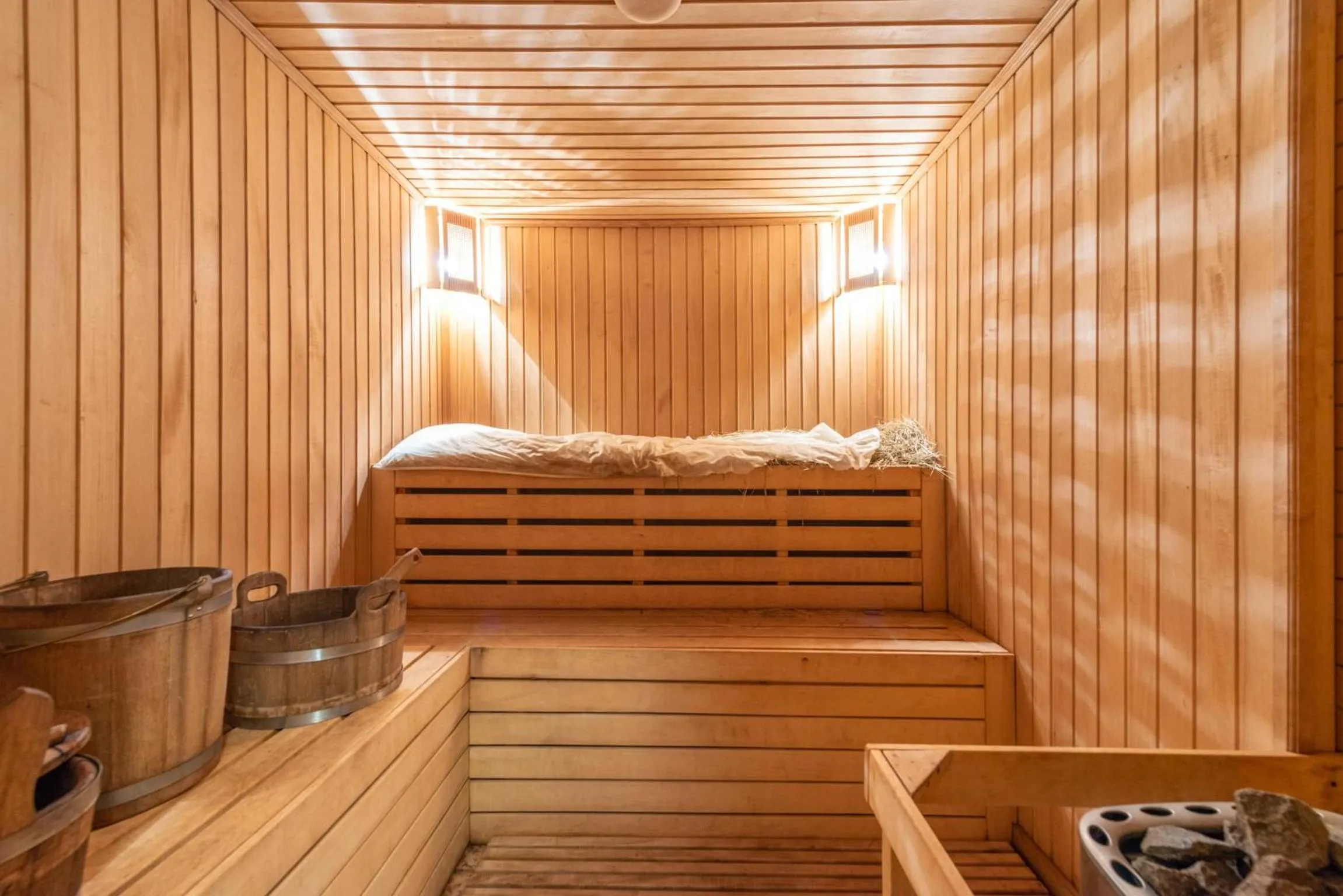 Sauna in Modern Hotel Baku
