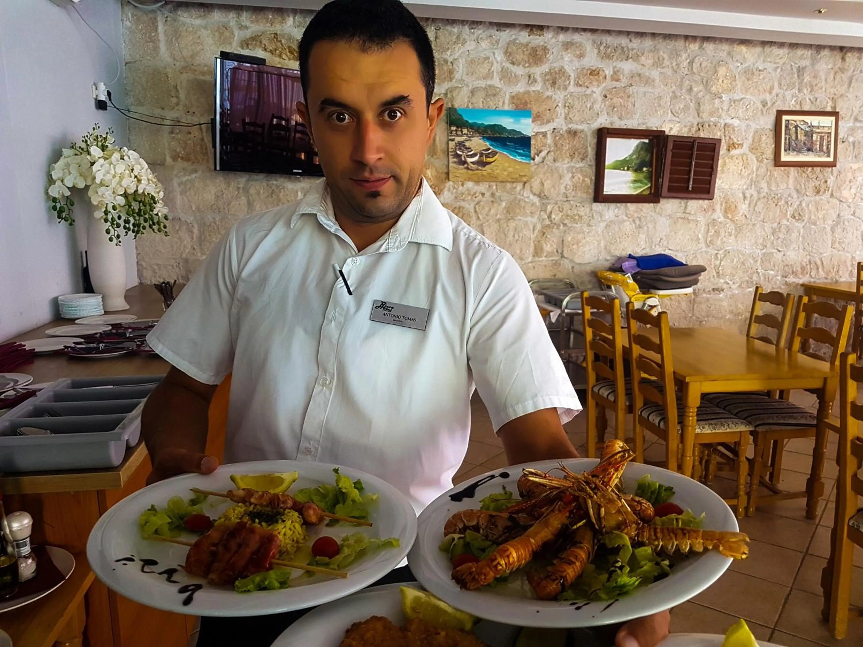 Staff in Beach Hotel