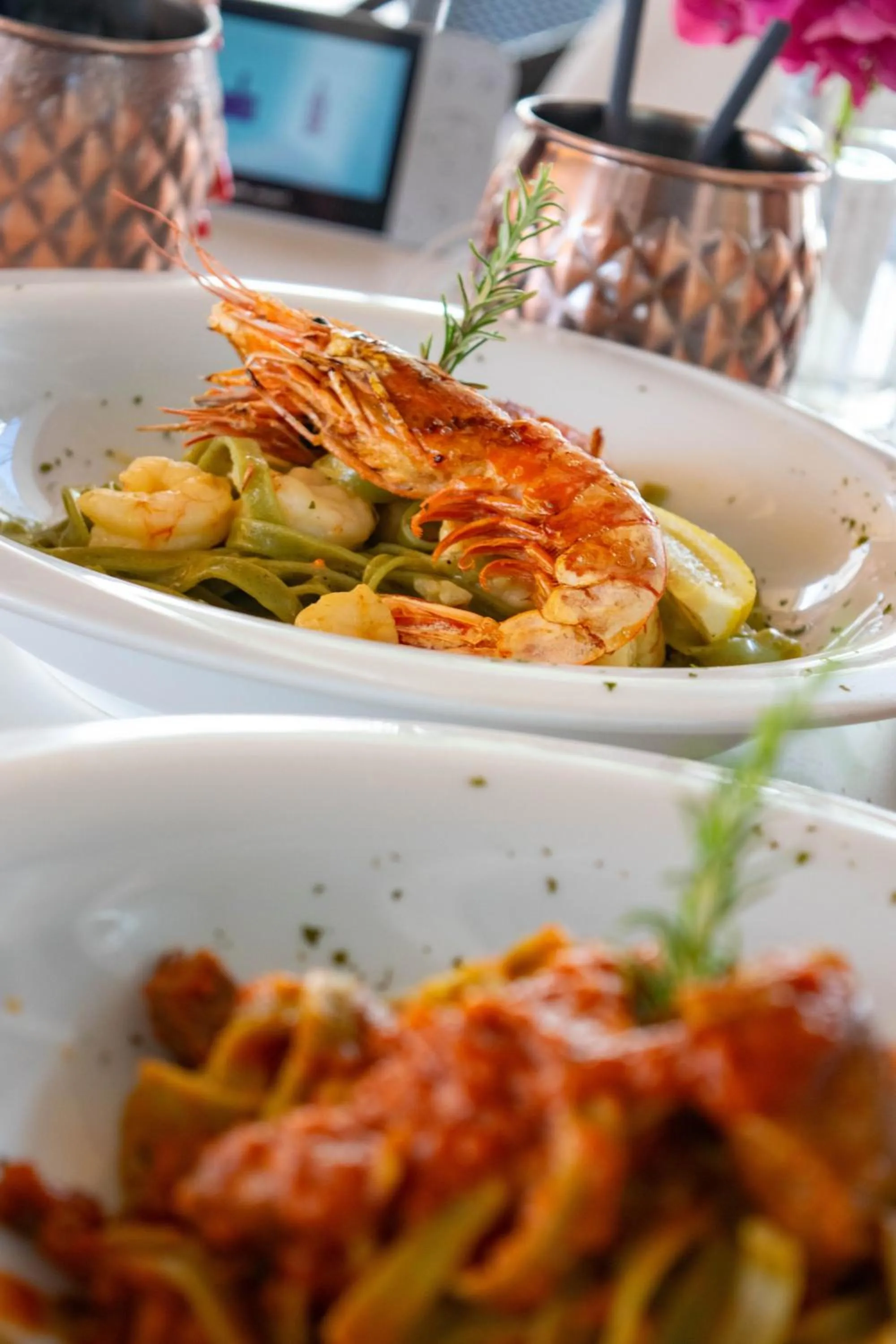 Food and drinks in Beach Hotel