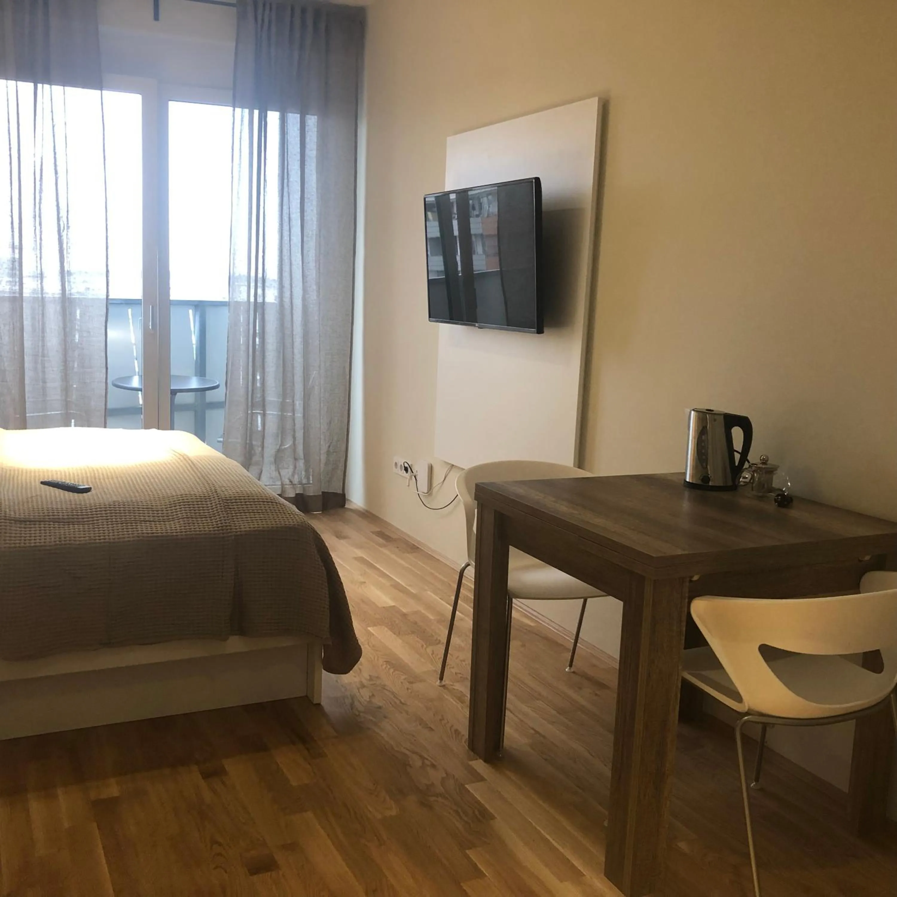 Bed in Premium Apartment München Messe