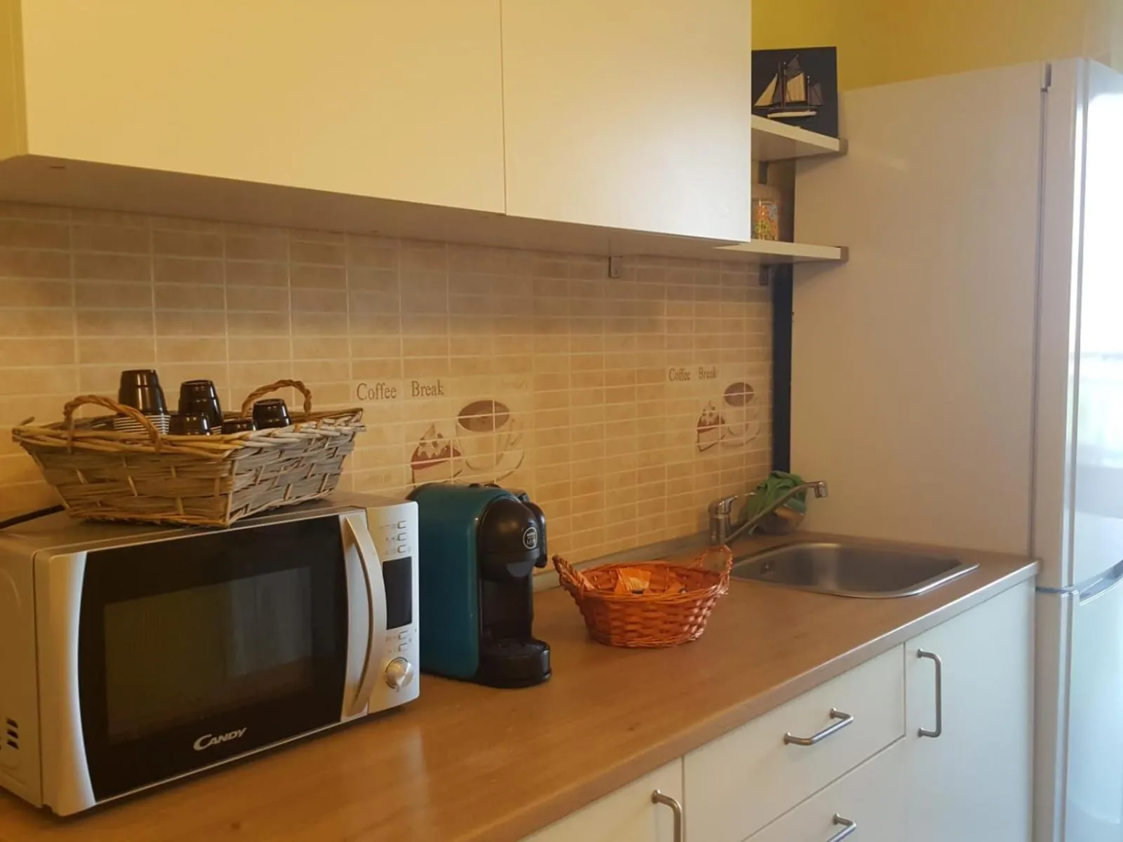 Communal kitchen in Le terrazze di Alberto