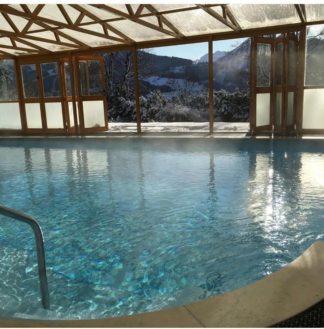 Swimming pool in Landhaus Lührmann