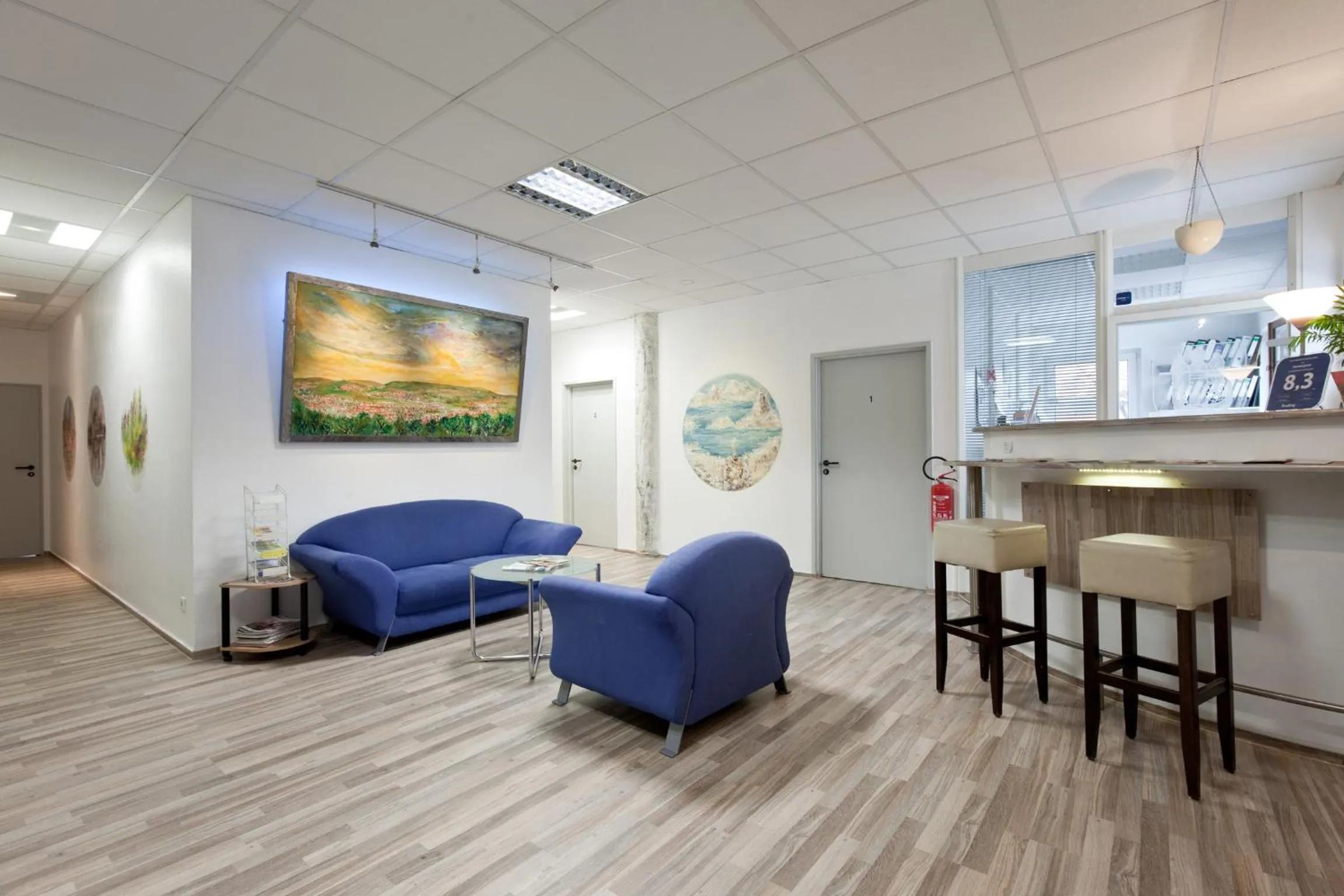 Lobby or reception in Hostel Jena