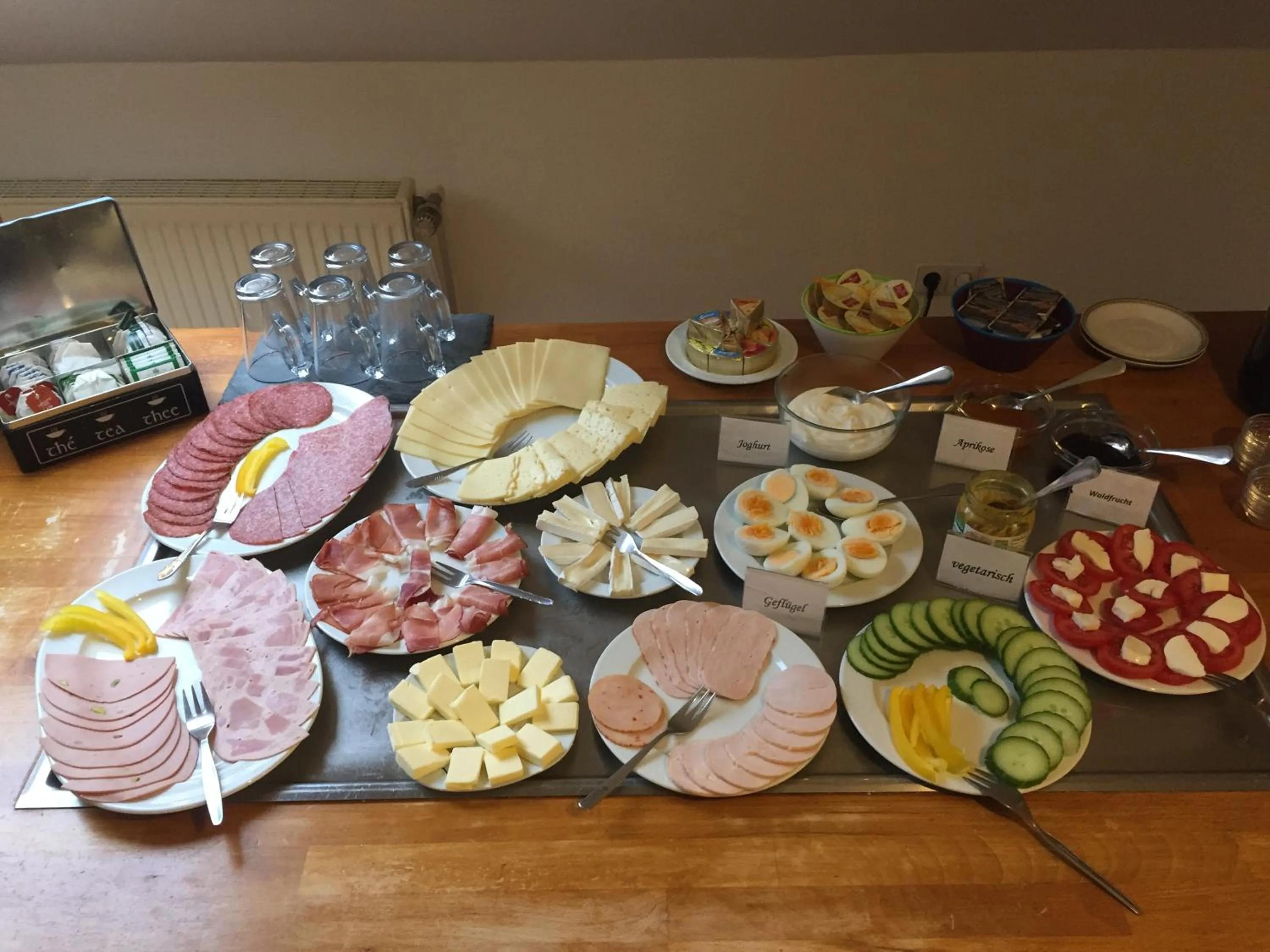 Breakfast in Hostel Jena