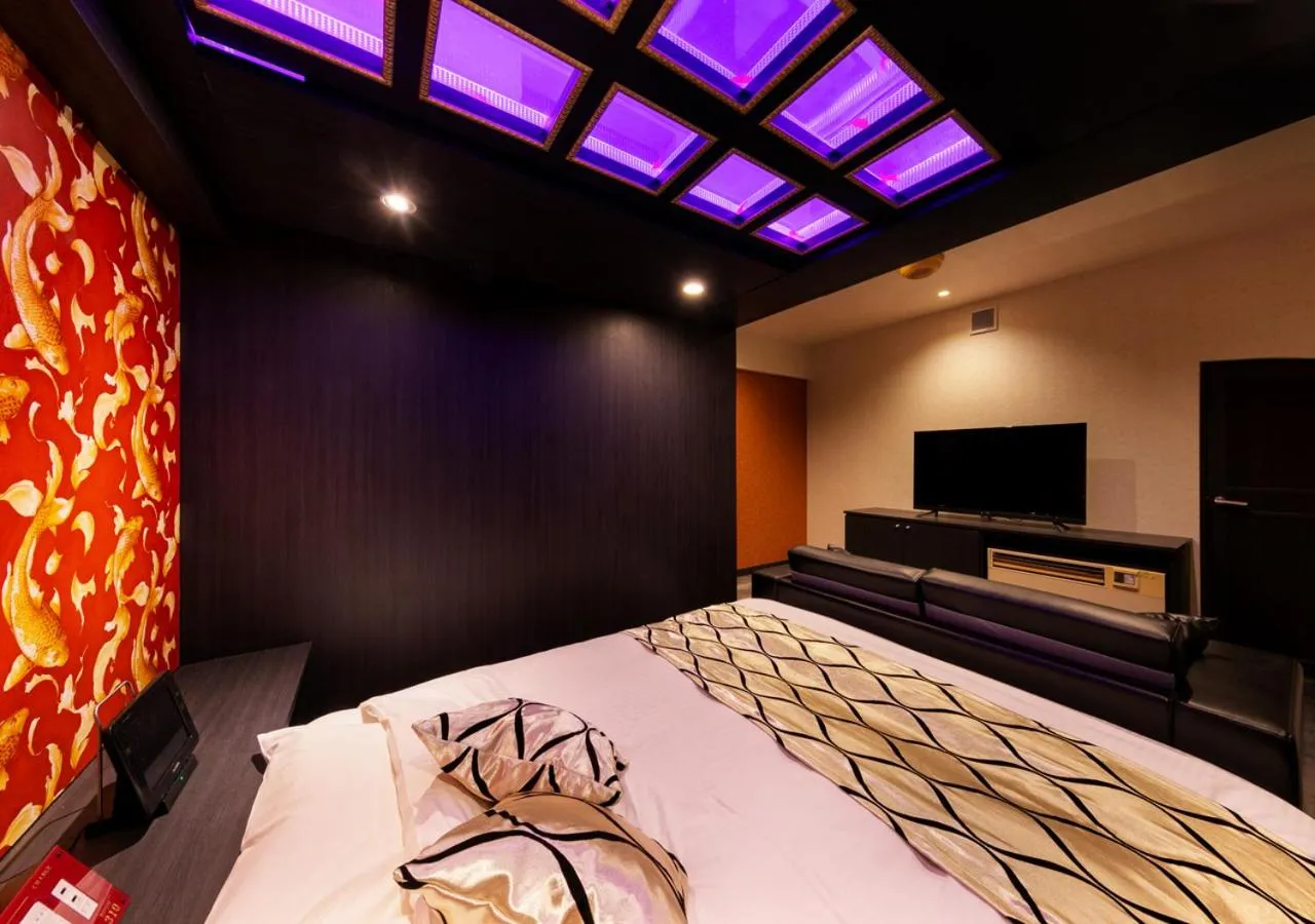 Bed in HOTEL Eldia Japanese Modern (Adult Only)