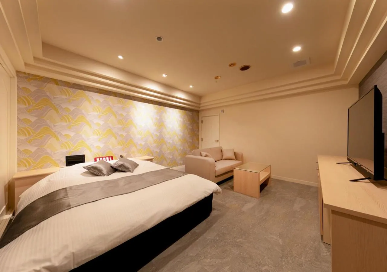 Bed in HOTEL Eldia Japanese Modern (Adult Only)