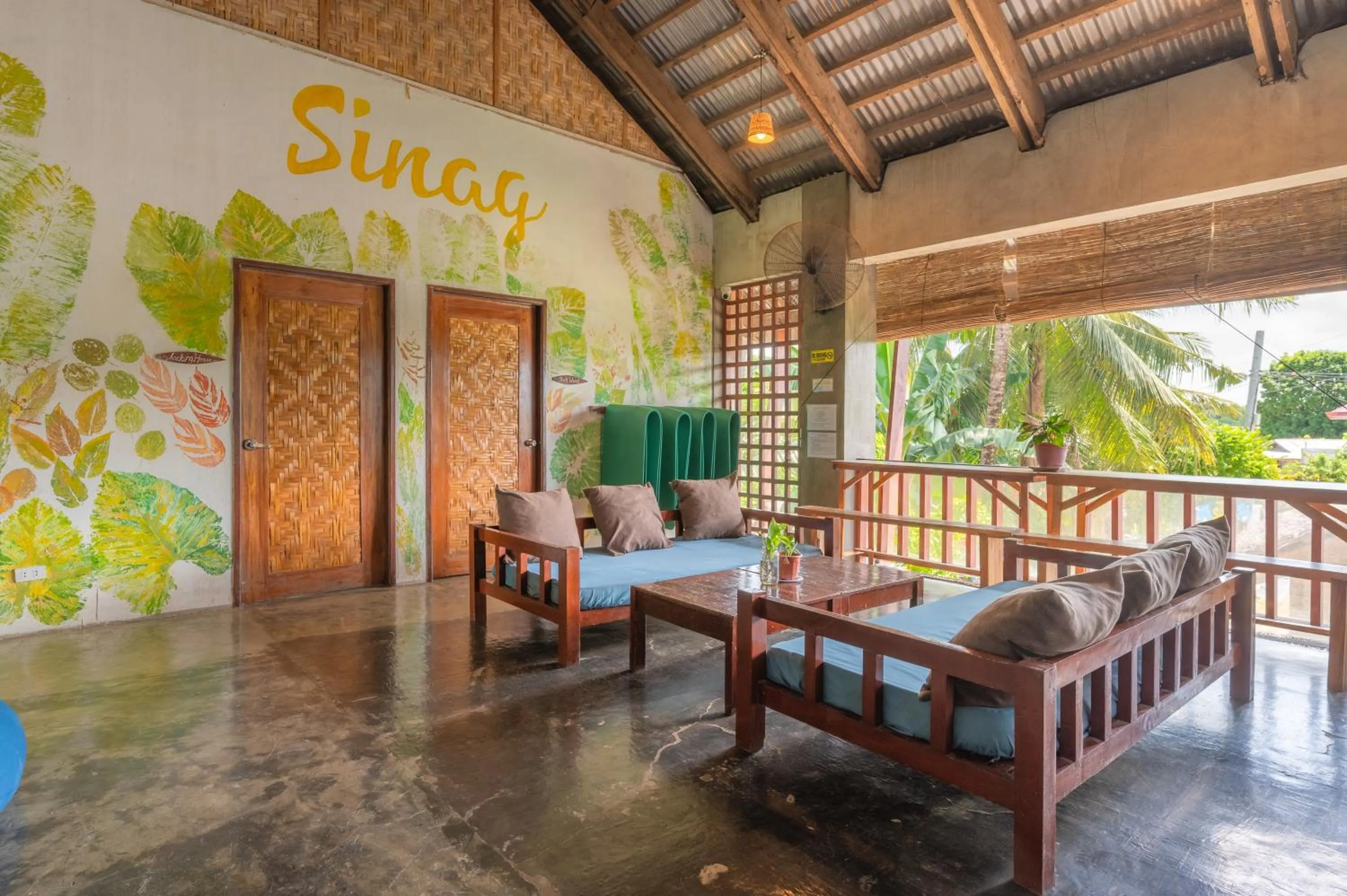 Living room in Sinag Hostel