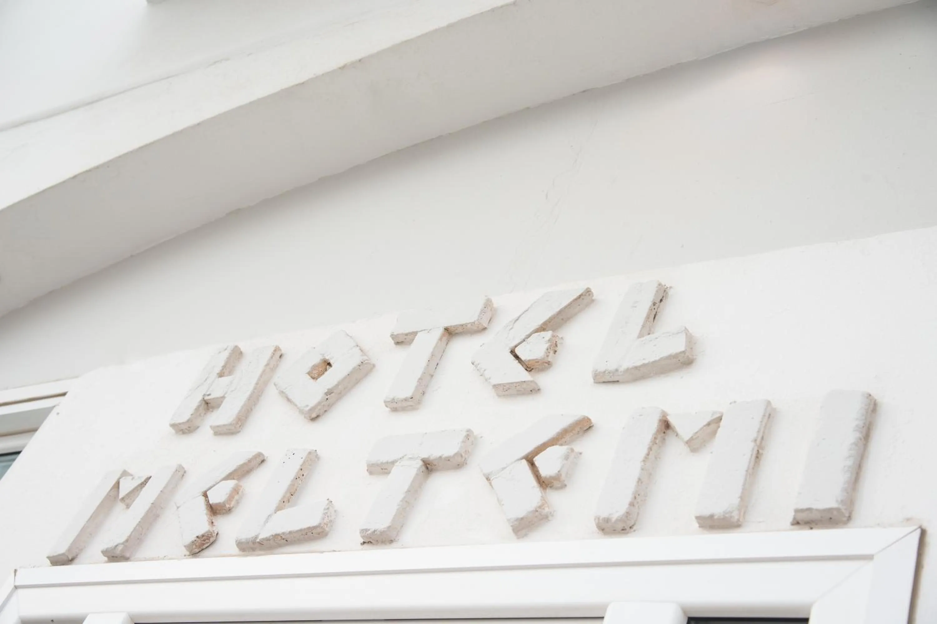 Property logo or sign in Hotel Meltemi