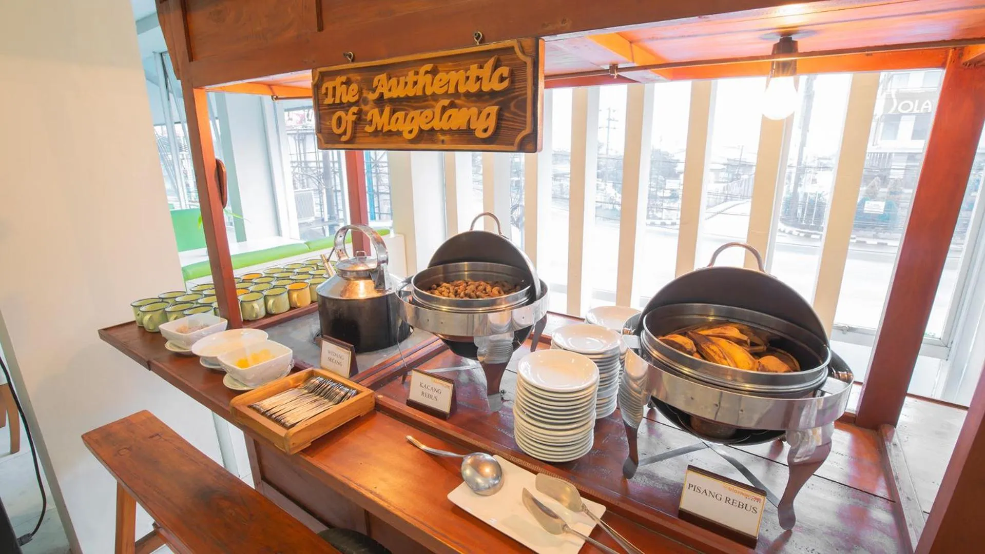 Breakfast in Front One Resort Magelang