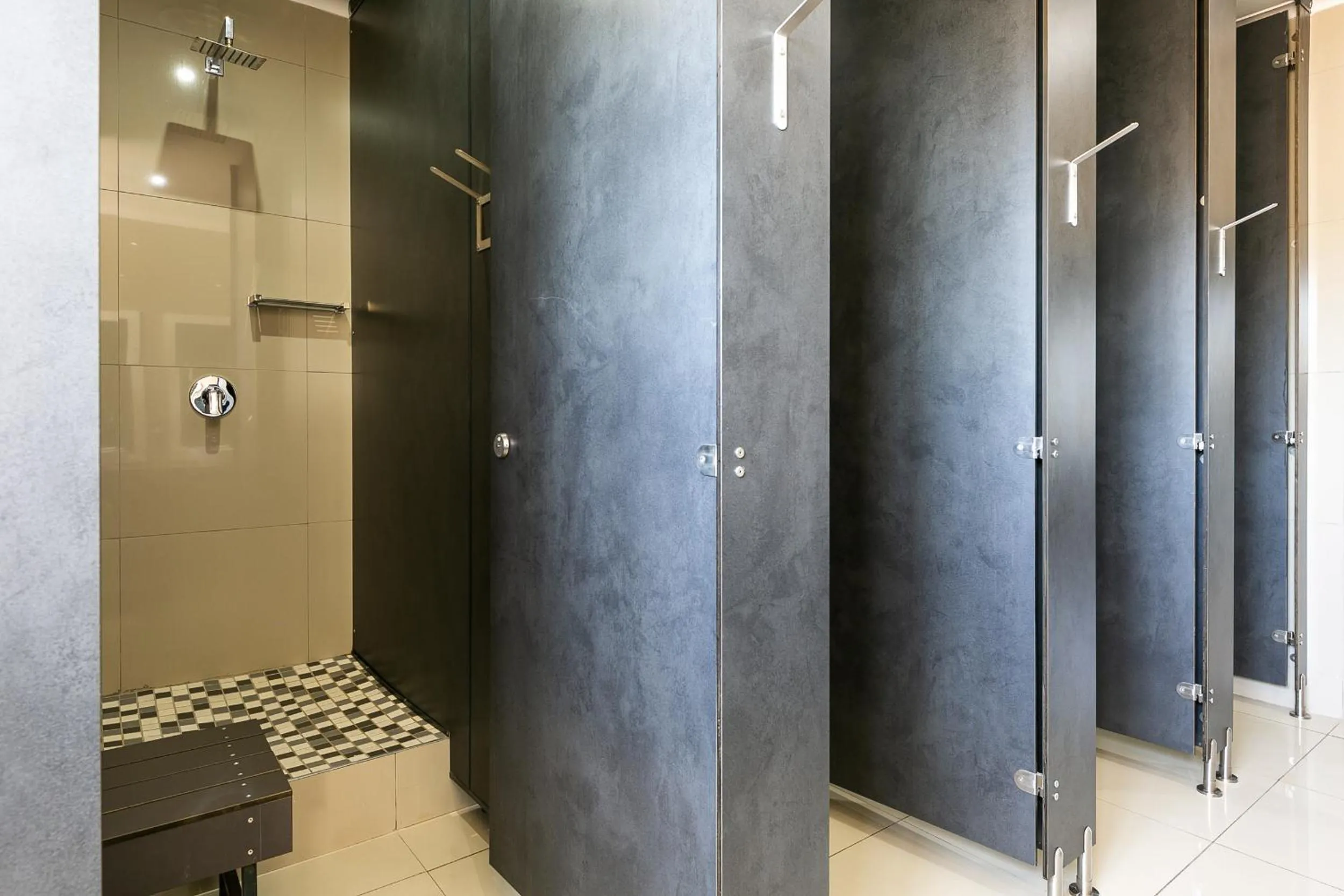 Shower in Zzzone Boutique Hostel