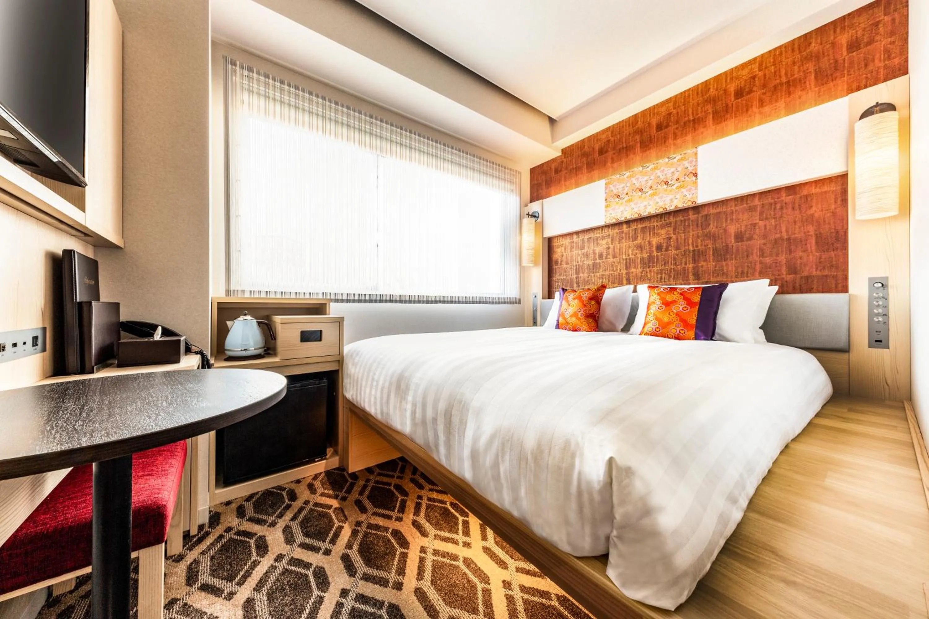 Bed in Hotel Hanshin Annex Osaka